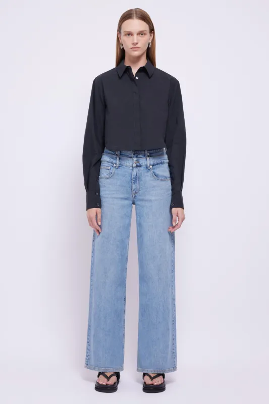 Renata Cropped Shirt sold by Simkhai