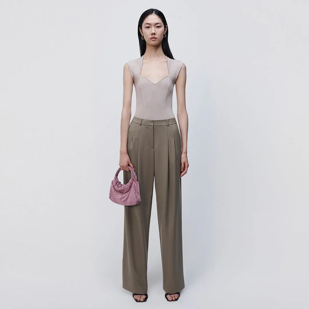 Barbara Compact Rib Bodysuit sold by Simkhai