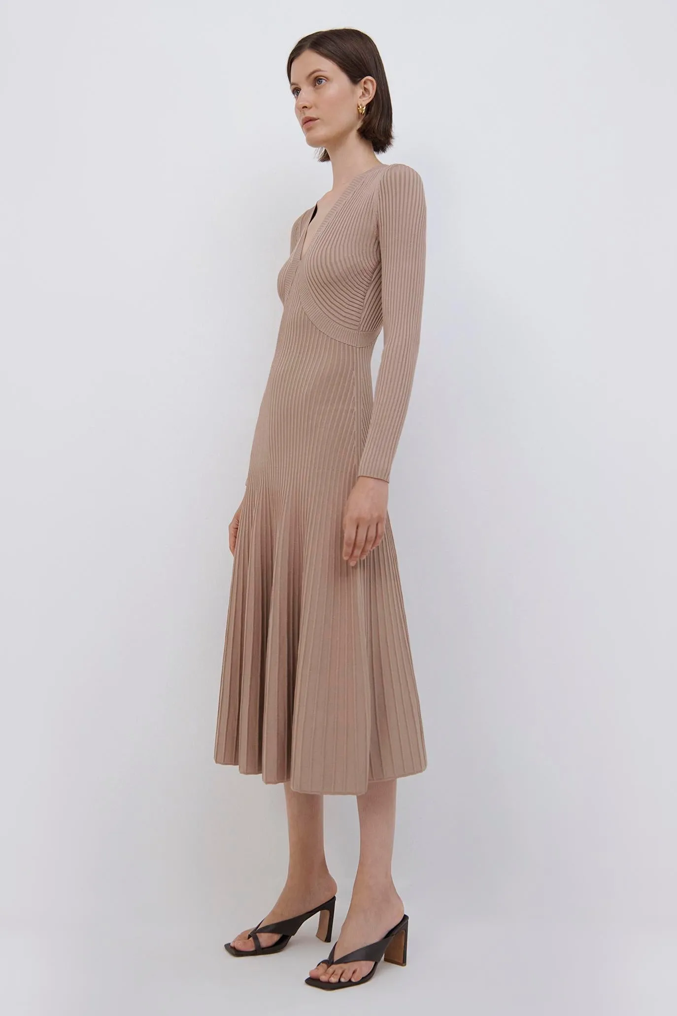 Melba Compact Rib Midi Dress sold by Simkhai product image thumbnail 5