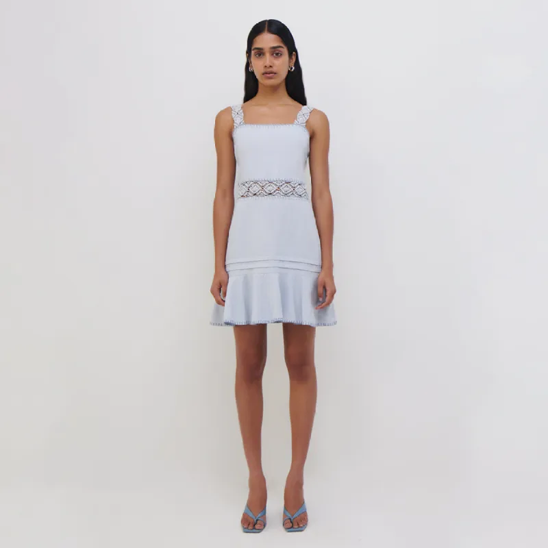 Flora Macrame Mini Dress sold by Simkhai