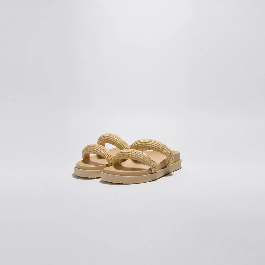 Lupita Raffia Strap Sandal sold by Simkhai