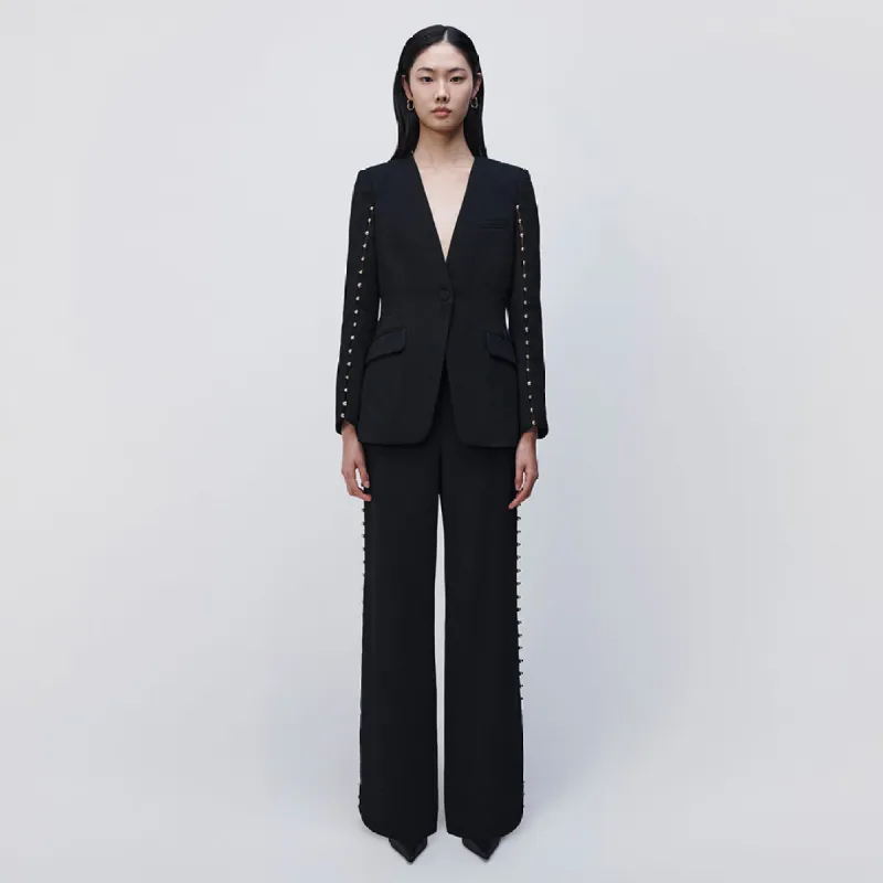 Maizie Collarless Blazer sold by Simkhai