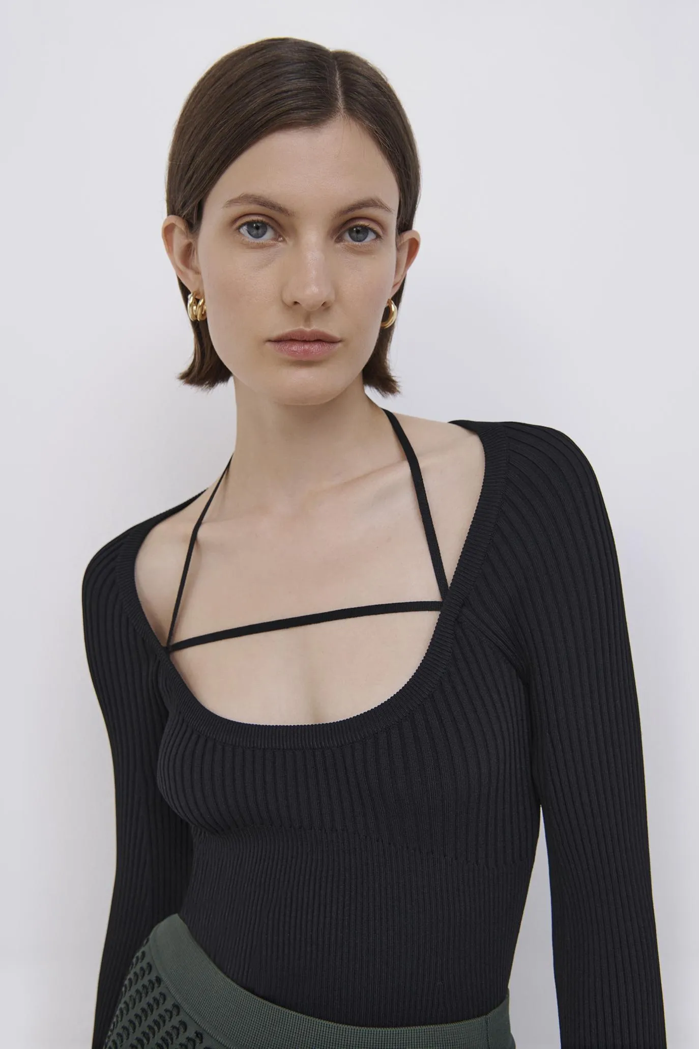 Minka Compact Rib Halter Top sold by Simkhai product image thumbnail 2