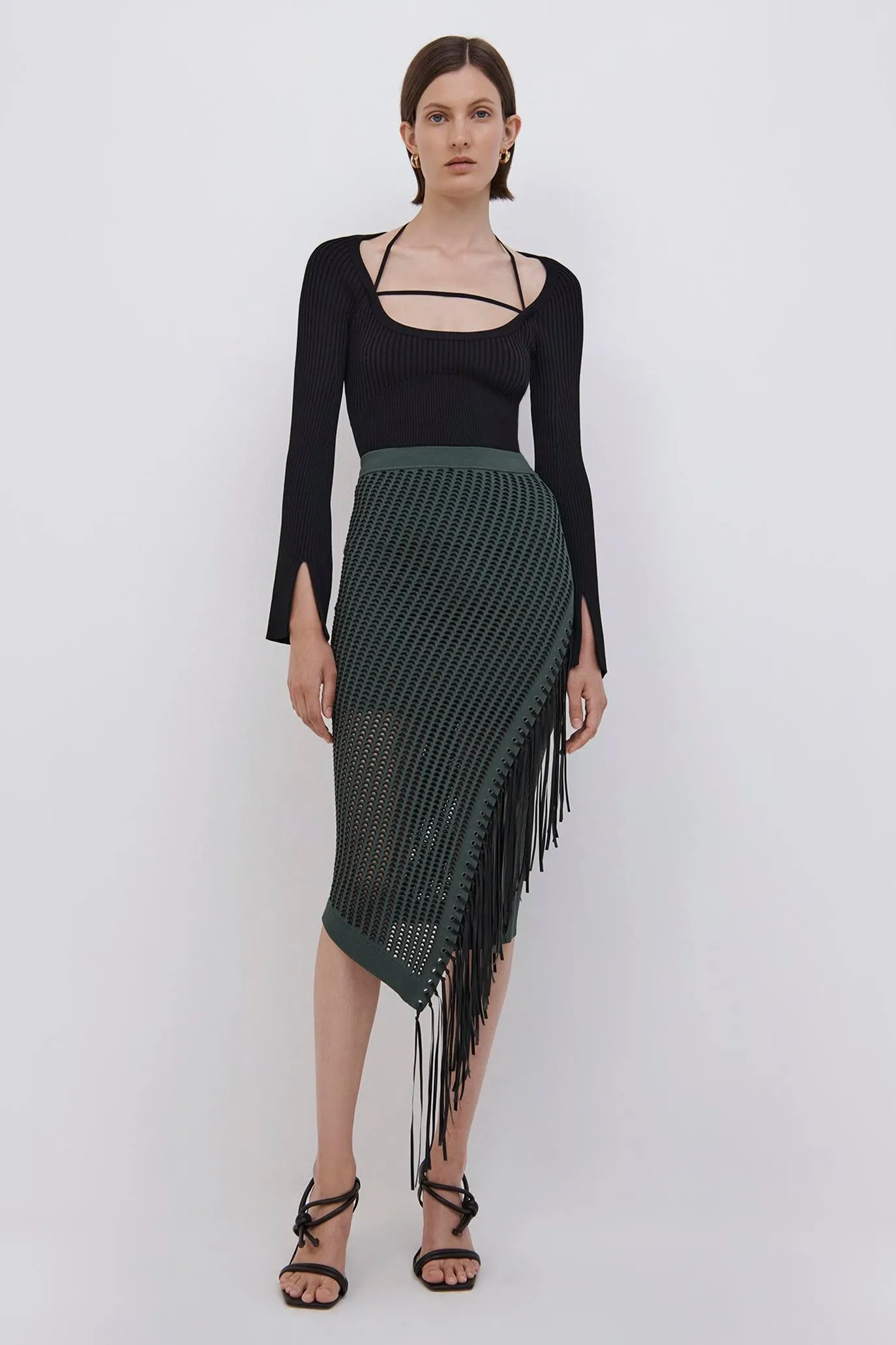 Minka Compact Rib Halter Top sold by Simkhai product image thumbnail 3