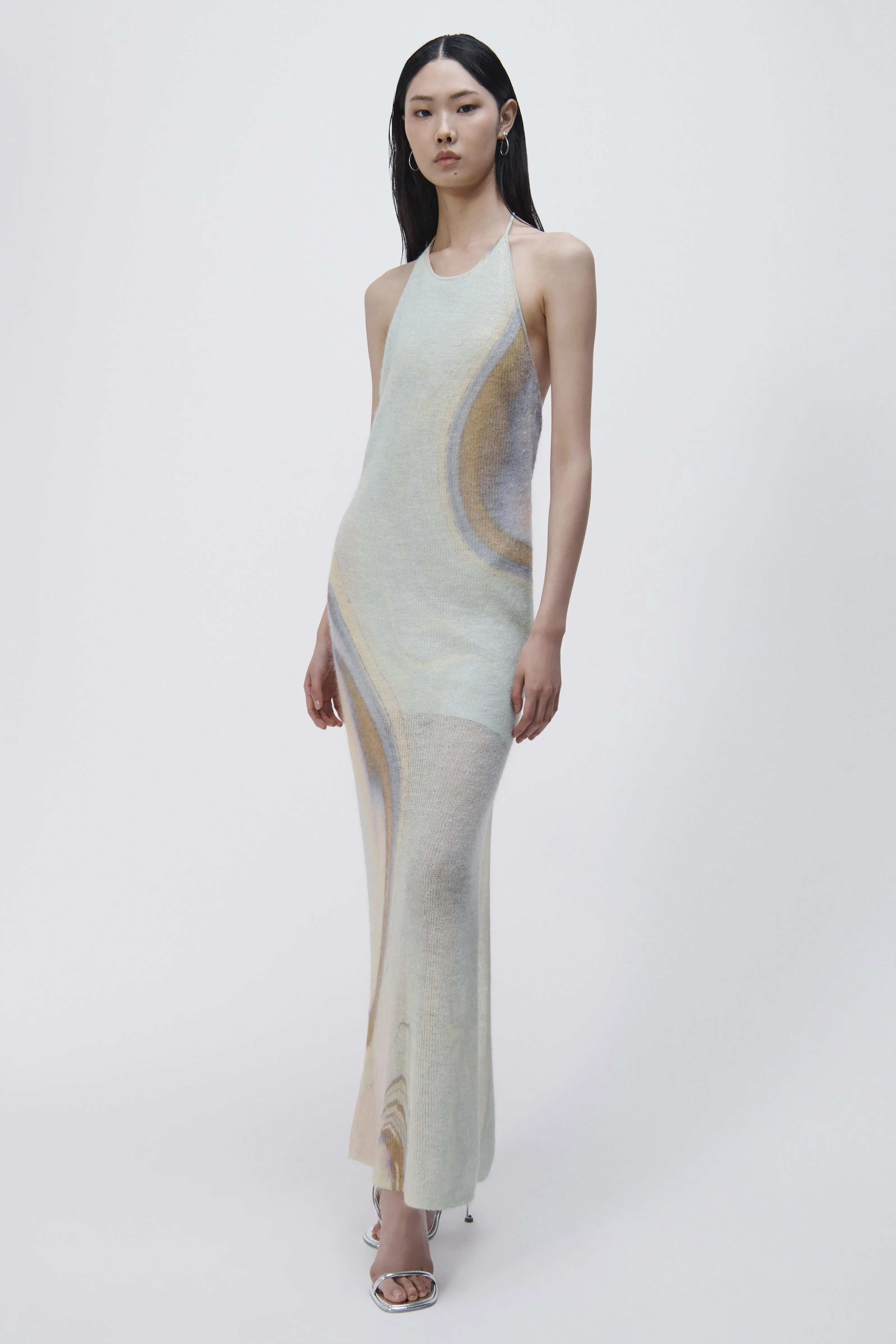 Mischa Digital Mohair Maxi Dress sold by Simkhai product image thumbnail 2