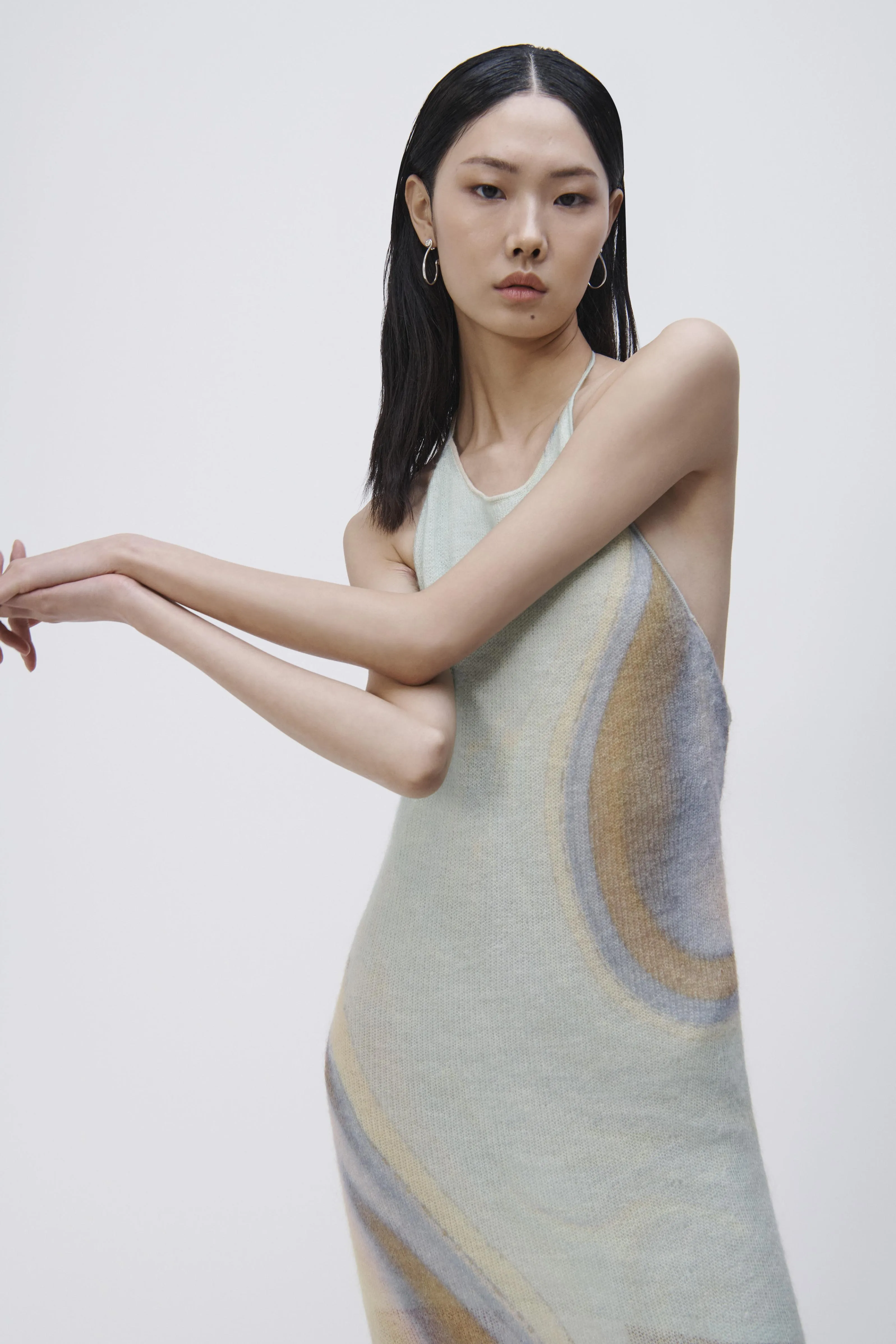 Mischa Digital Mohair Maxi Dress sold by Simkhai product image thumbnail 3