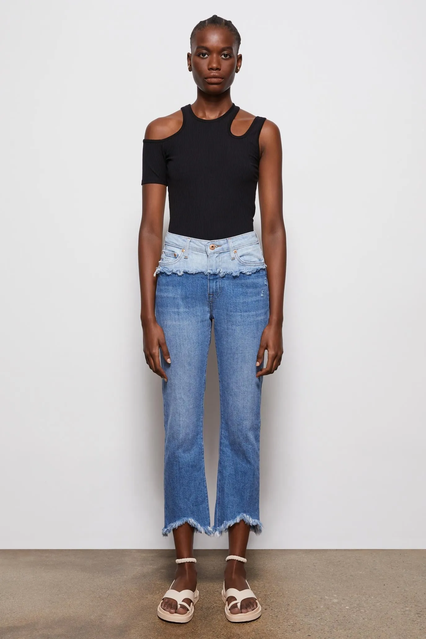 River Straight Leg Denim sold by Simkhai