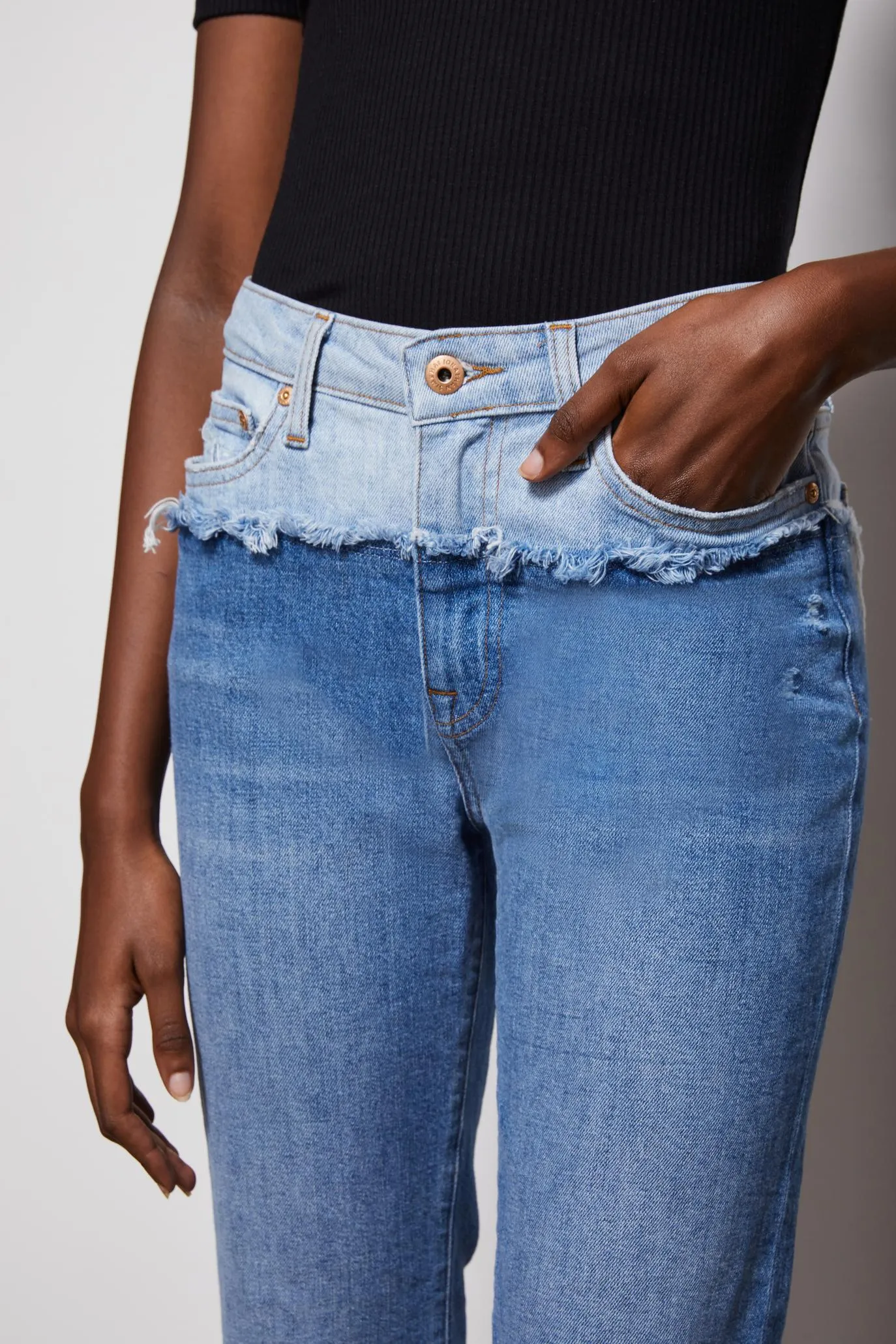 River Straight Leg Denim sold by Simkhai product image thumbnail 3