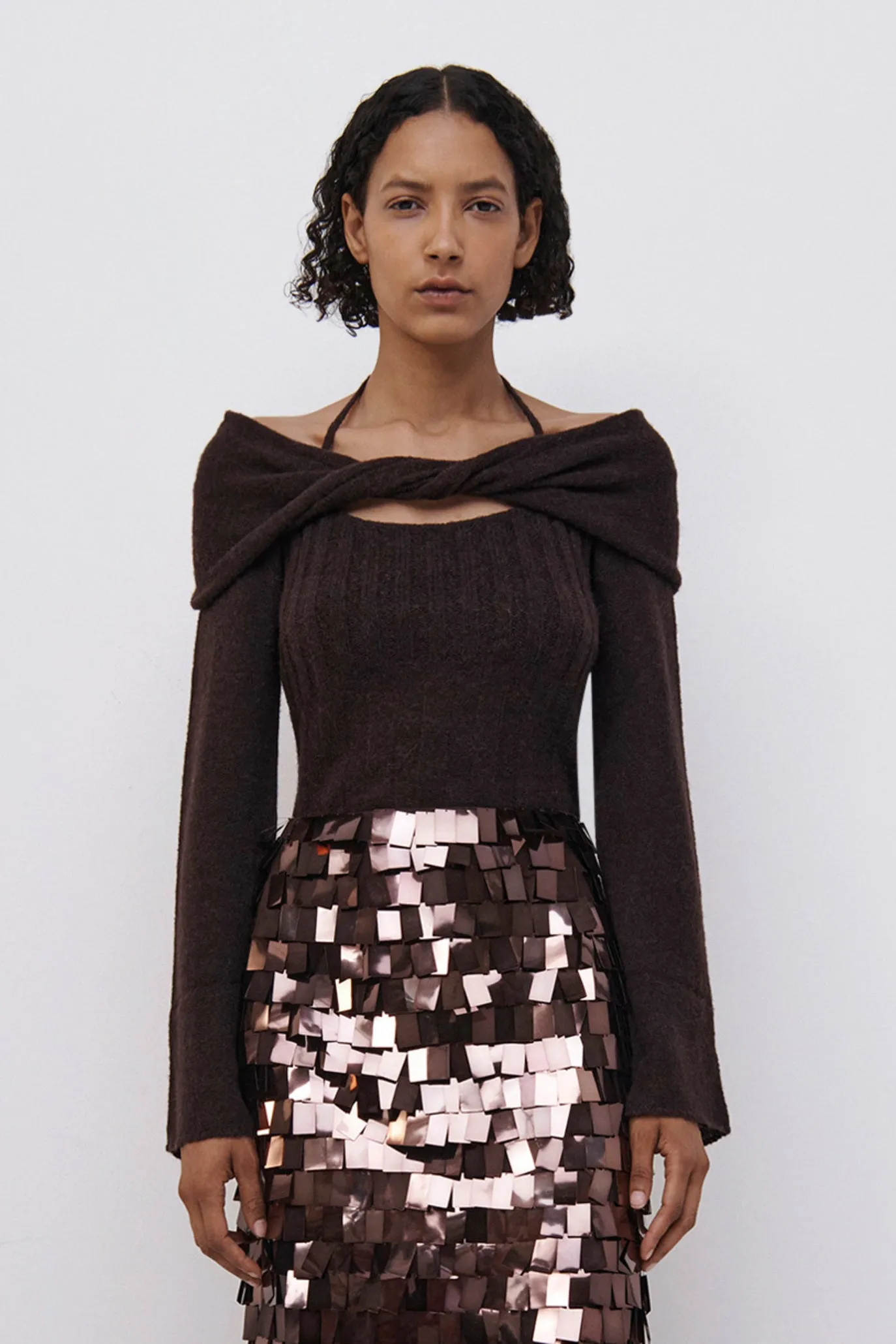 Cambria Sheer Alpaca Top sold by Simkhai product image thumbnail 2