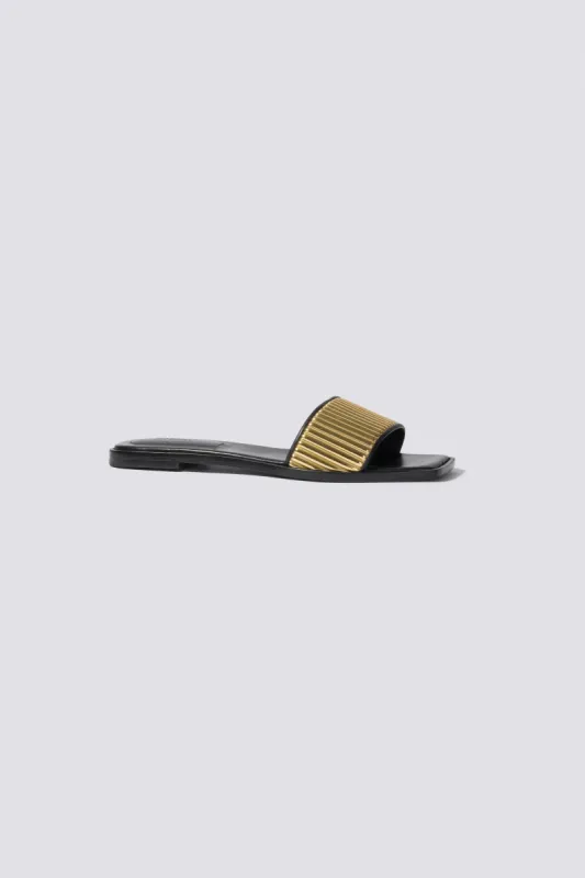 Carter Flat Sandal made by Simkhai