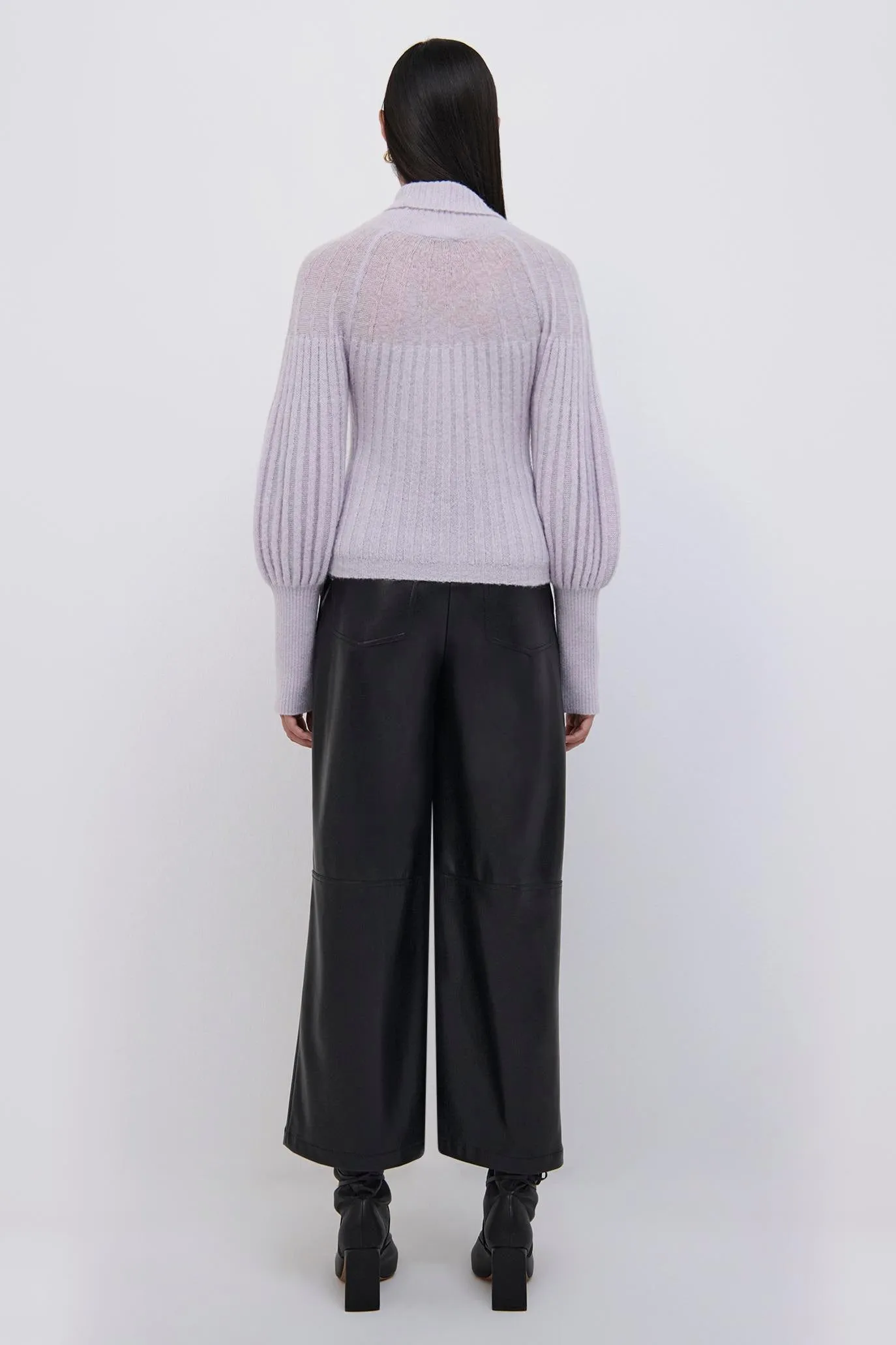 Rachel Sheer Alpaca Turtleneck sold by Simkhai product image thumbnail 5