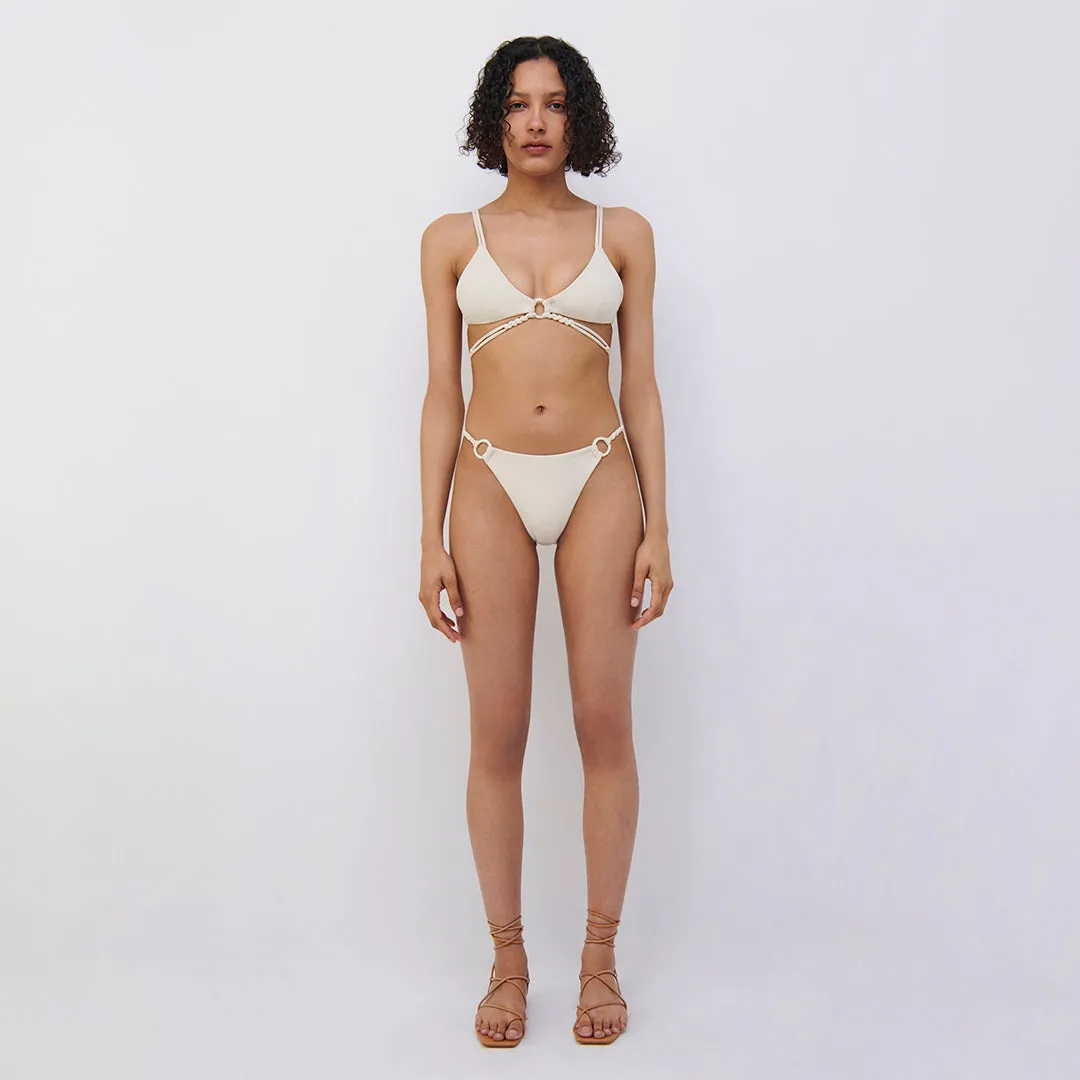 Shaya Macrame Bikini Top sold by Simkhai