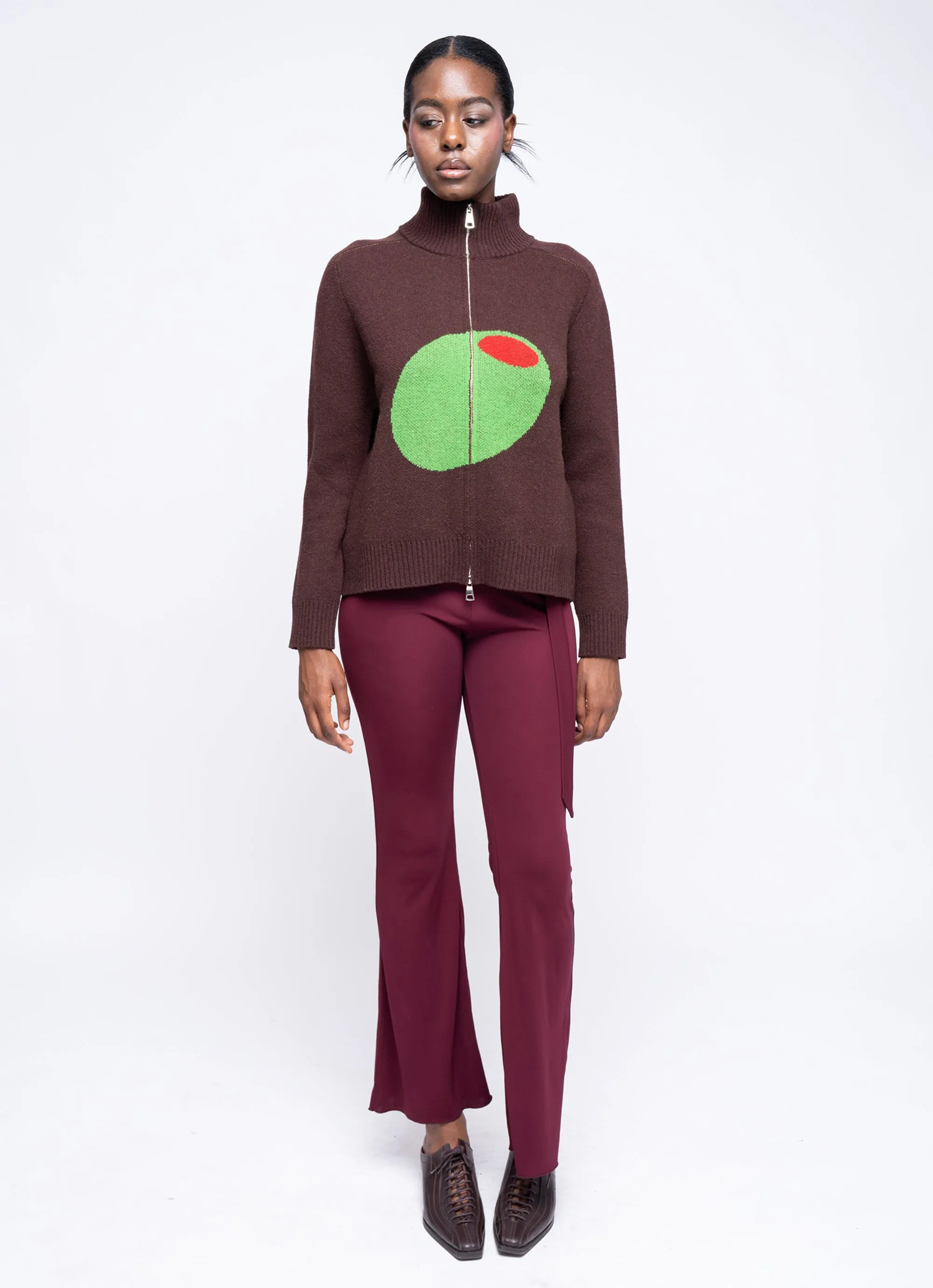 Olive Zip Up sold by Tyler McGillivary product image thumbnail 2