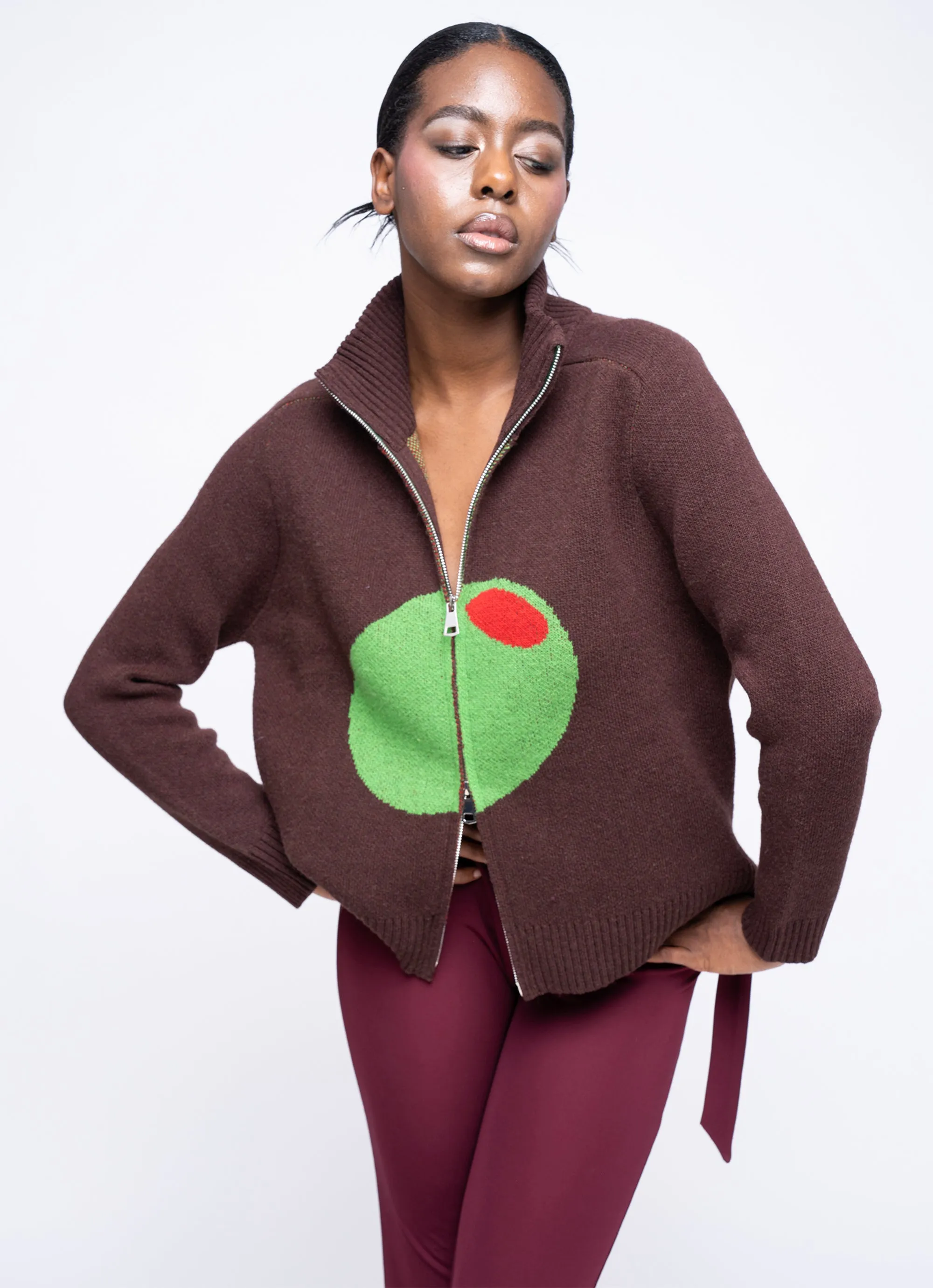 Olive Zip Up sold by Tyler McGillivary product image thumbnail 4