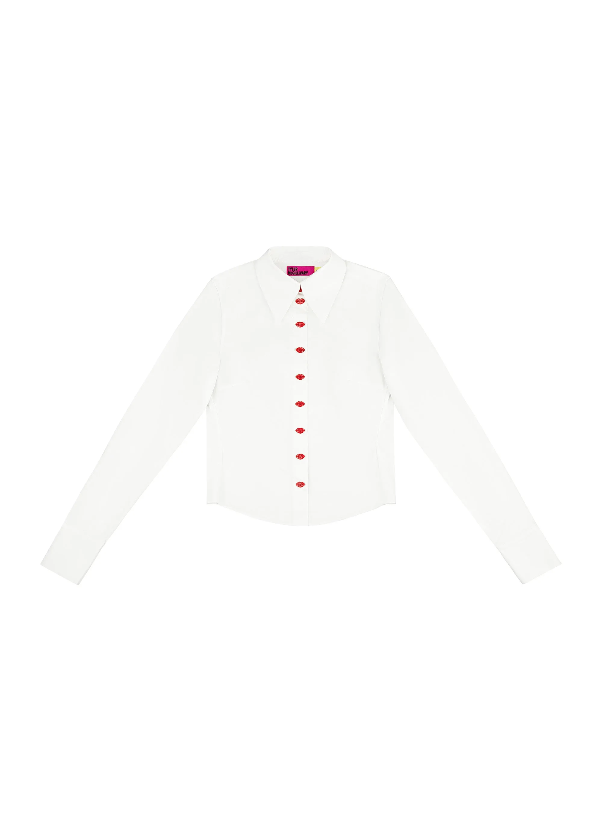 Kisses Button Down - Off-White sold by Tyler McGillivary