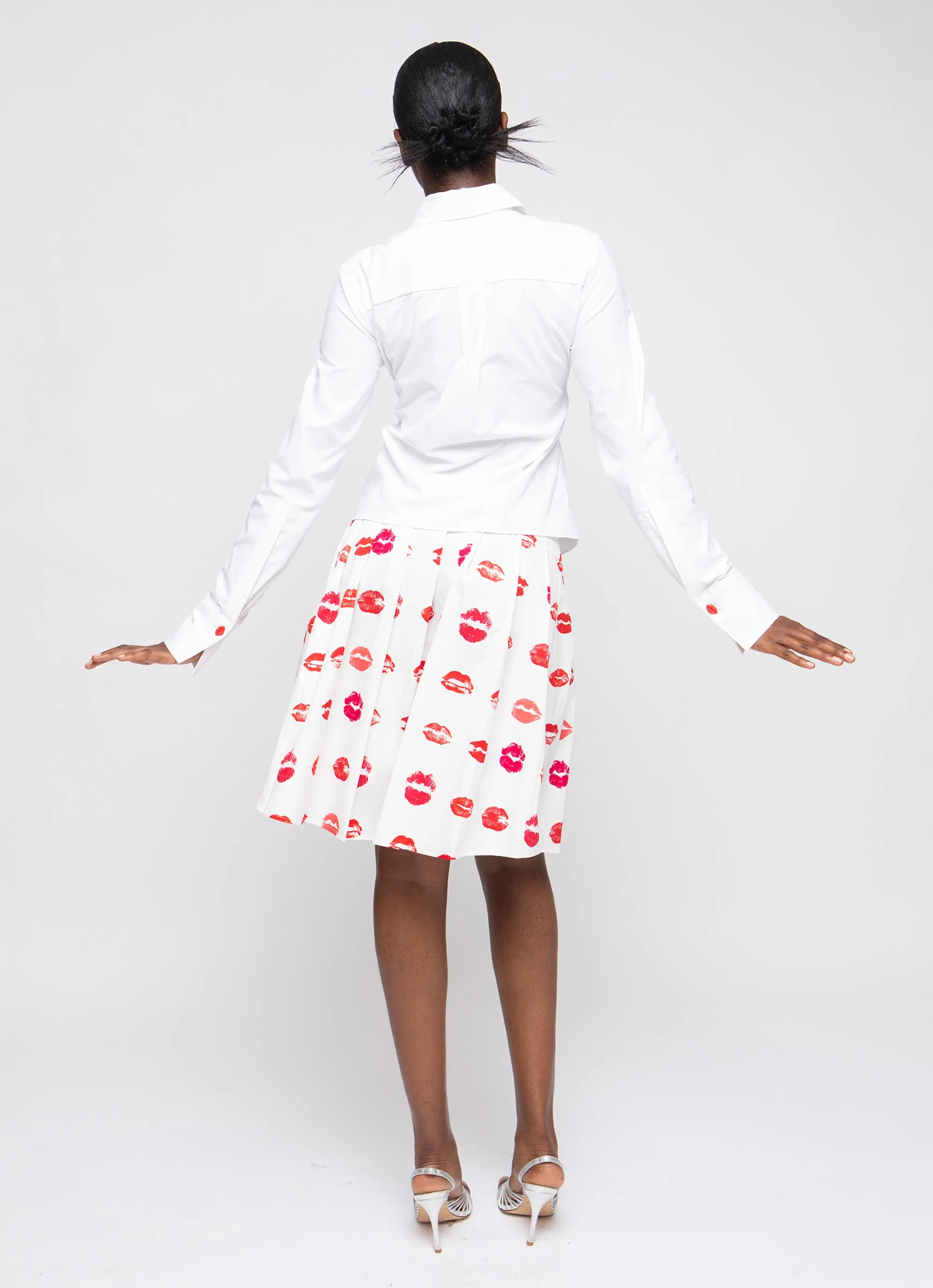 Kisses Button Down - Off-White sold by Tyler McGillivary product image thumbnail 5