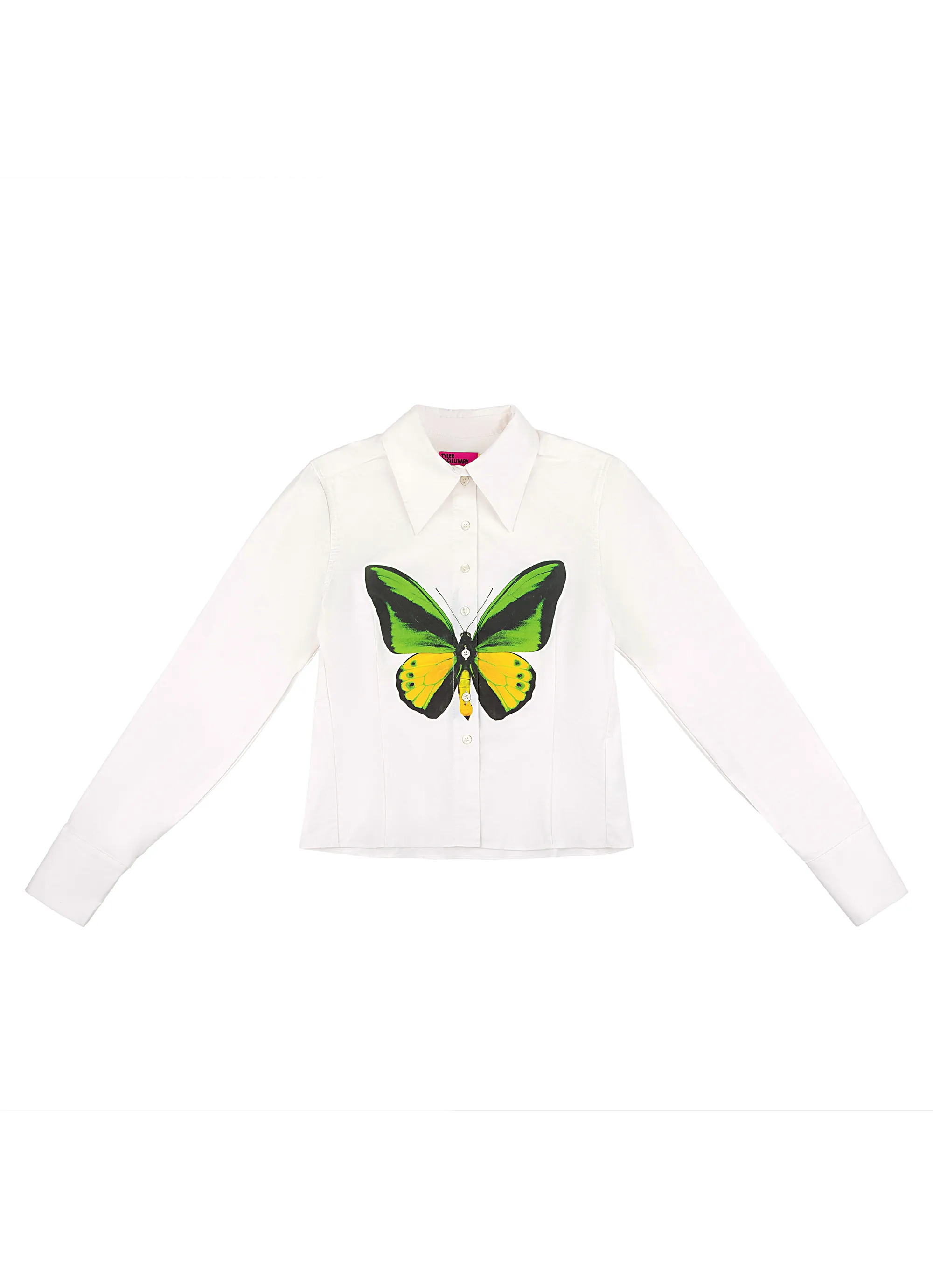 Frankie Button Down - Butterfly sold by Tyler McGillivary