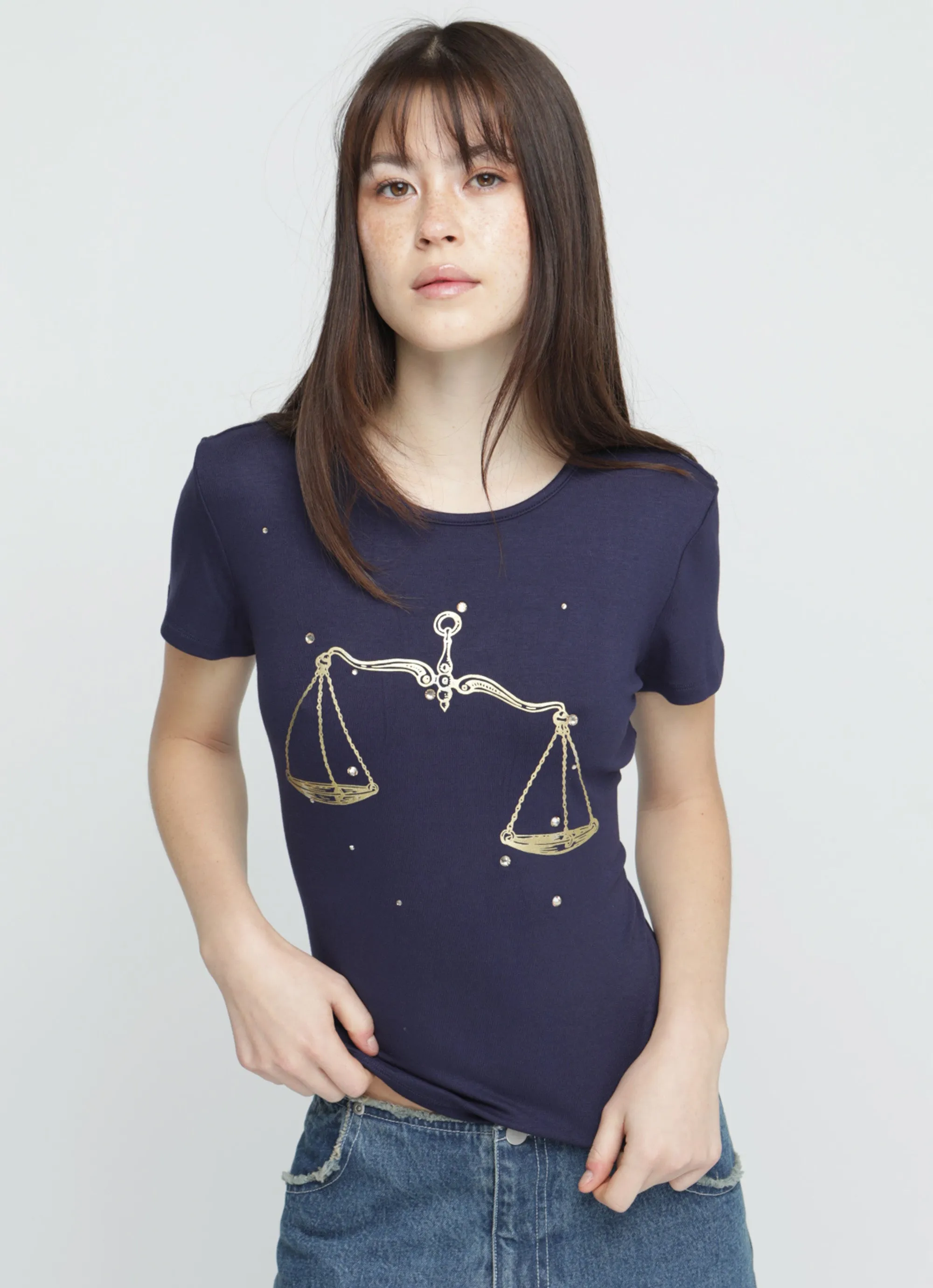 Libra Horoscope Tee sold by Tyler McGillivary product image thumbnail 2