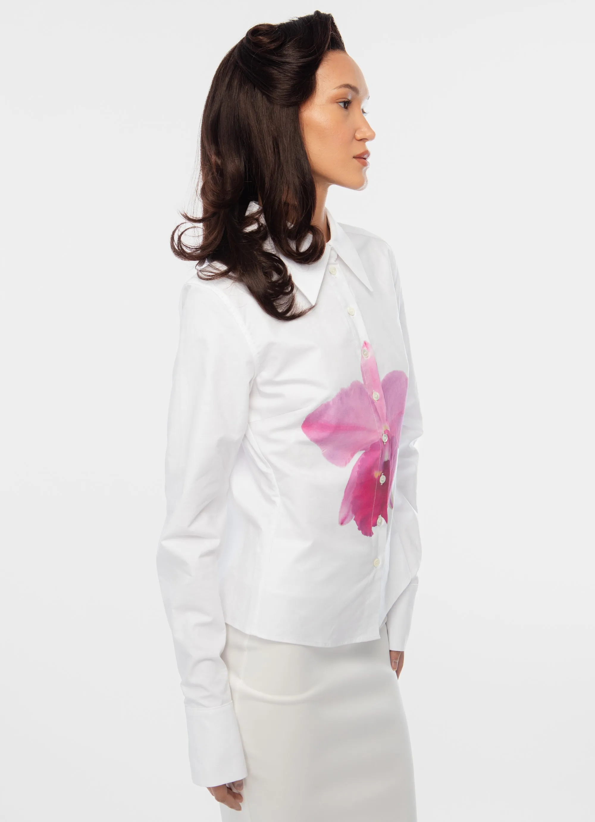 Frankie Button Down - Orchid sold by Tyler McGillivary product image thumbnail 4