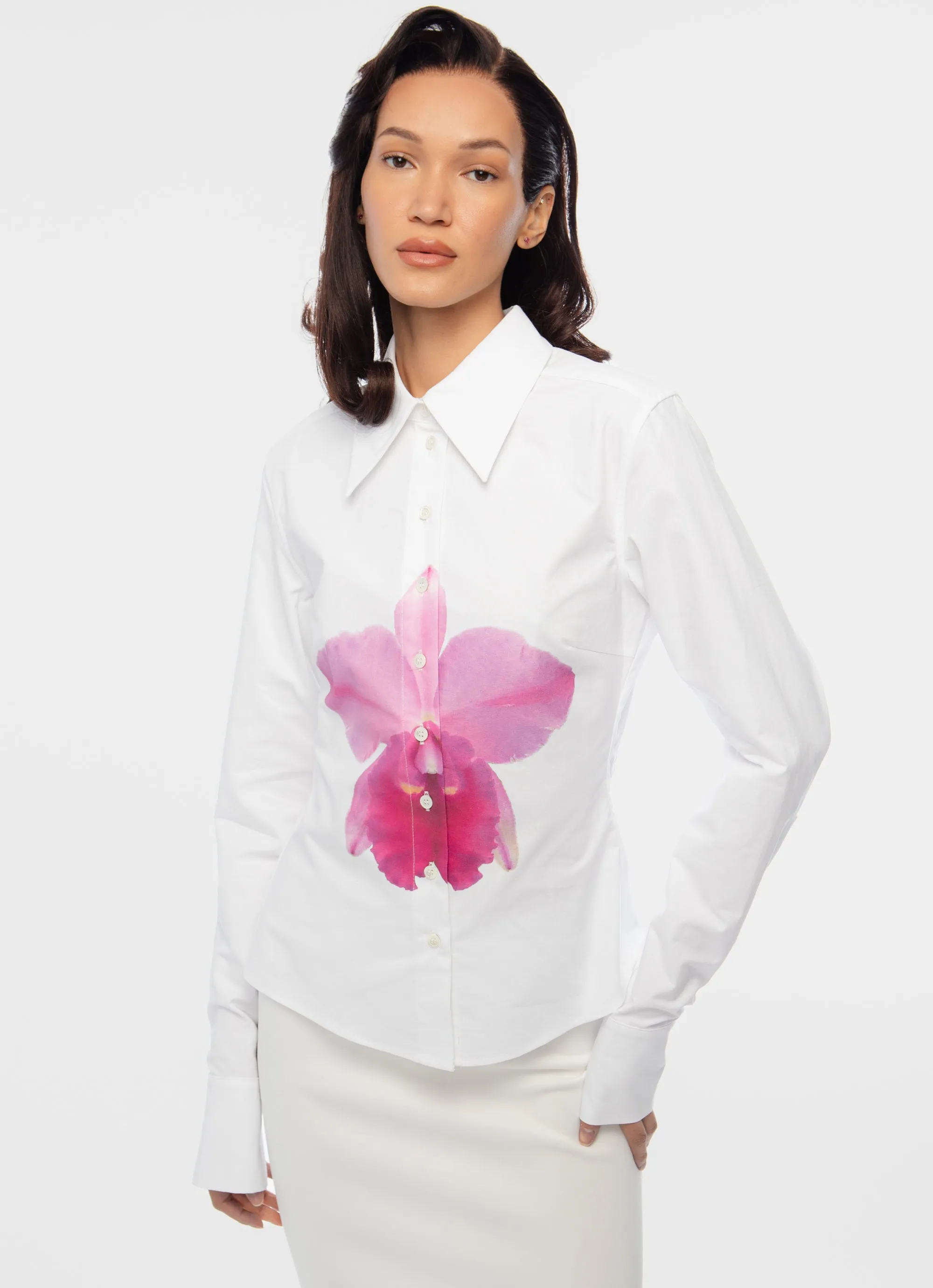 Frankie Button Down - Orchid sold by Tyler McGillivary product image thumbnail 3