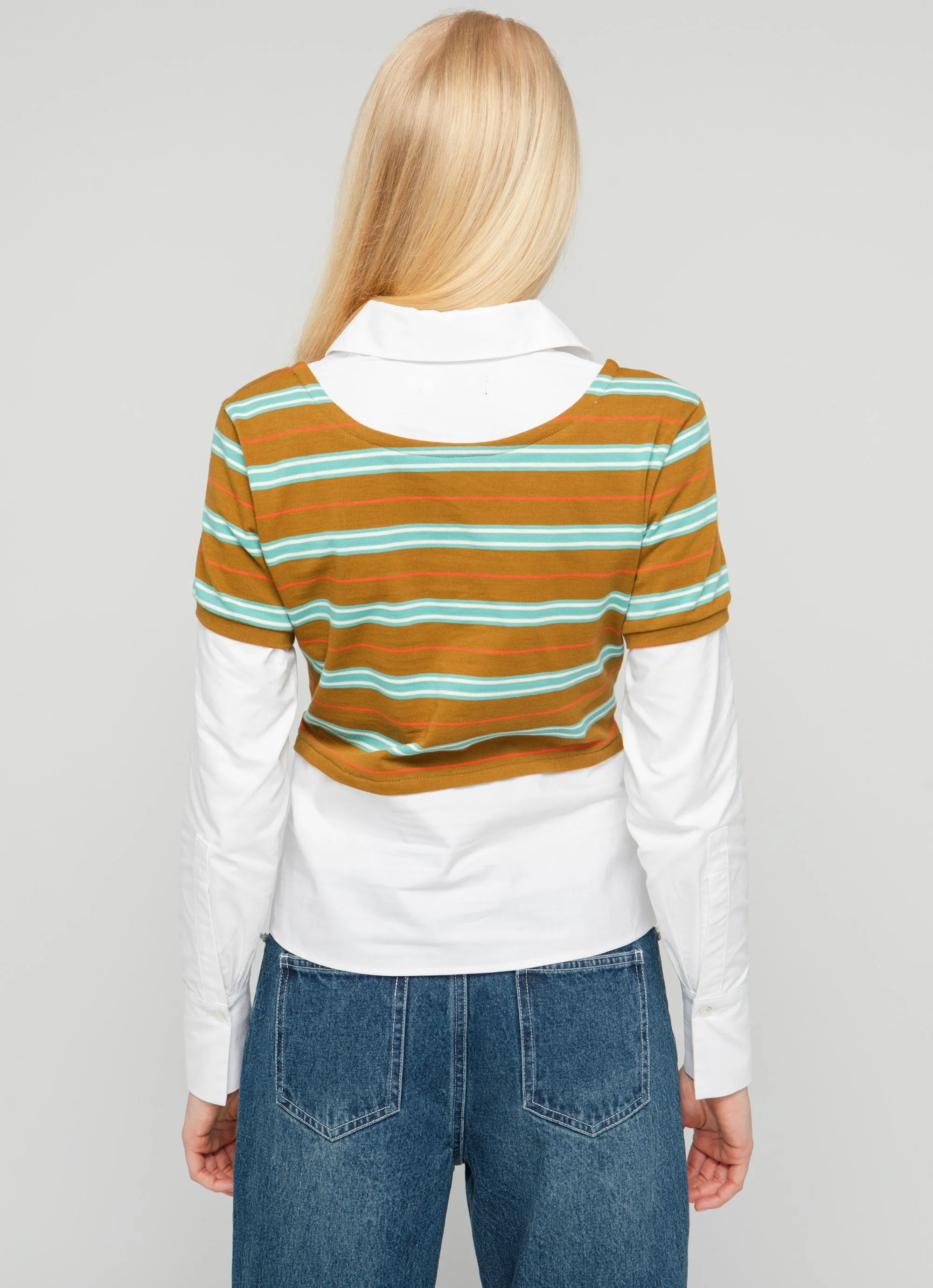 Natalia Button Down - Stripes sold by Tyler McGillivary product image thumbnail 3