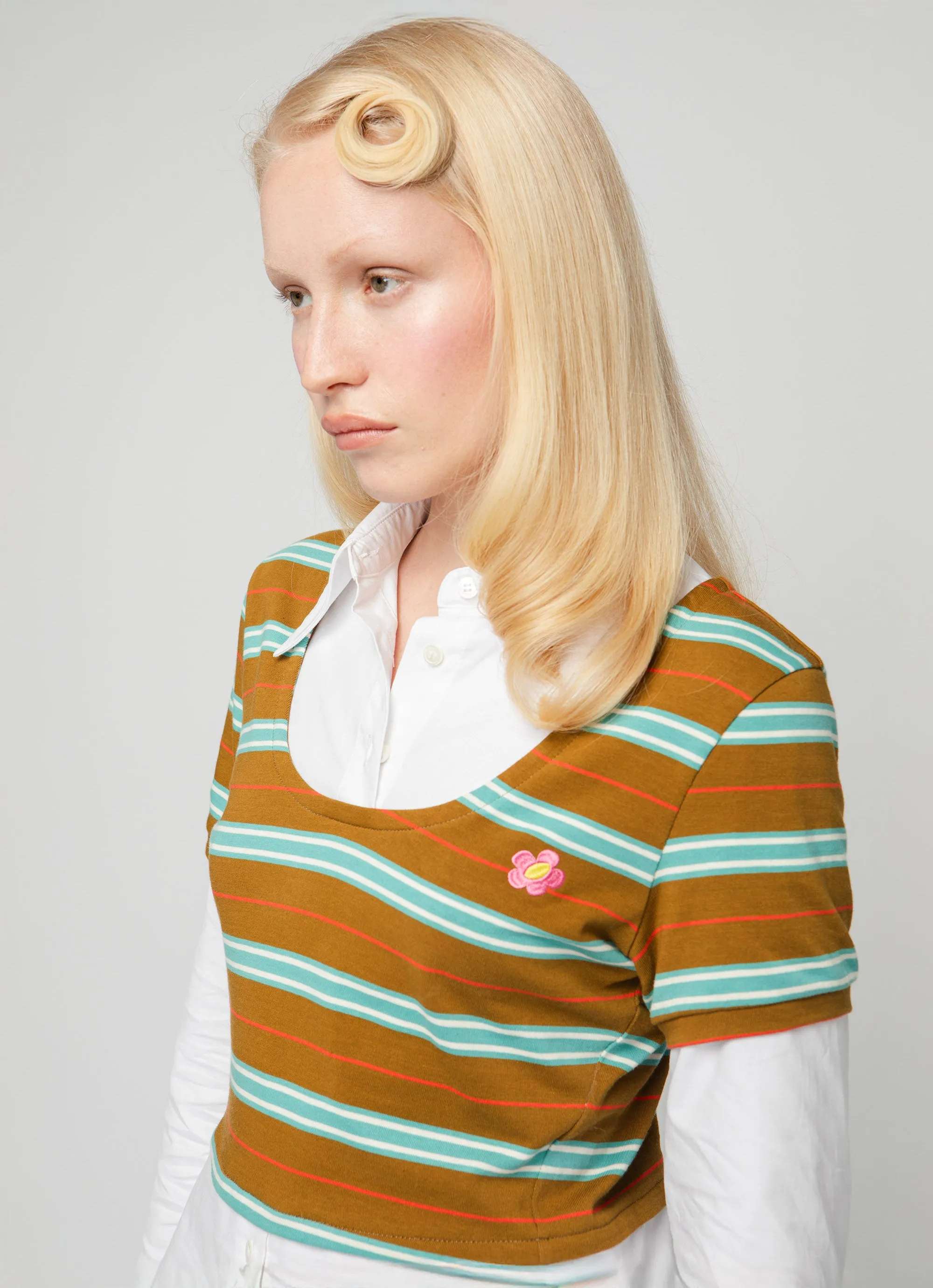 Natalia Button Down - Stripes sold by Tyler McGillivary product image thumbnail 4