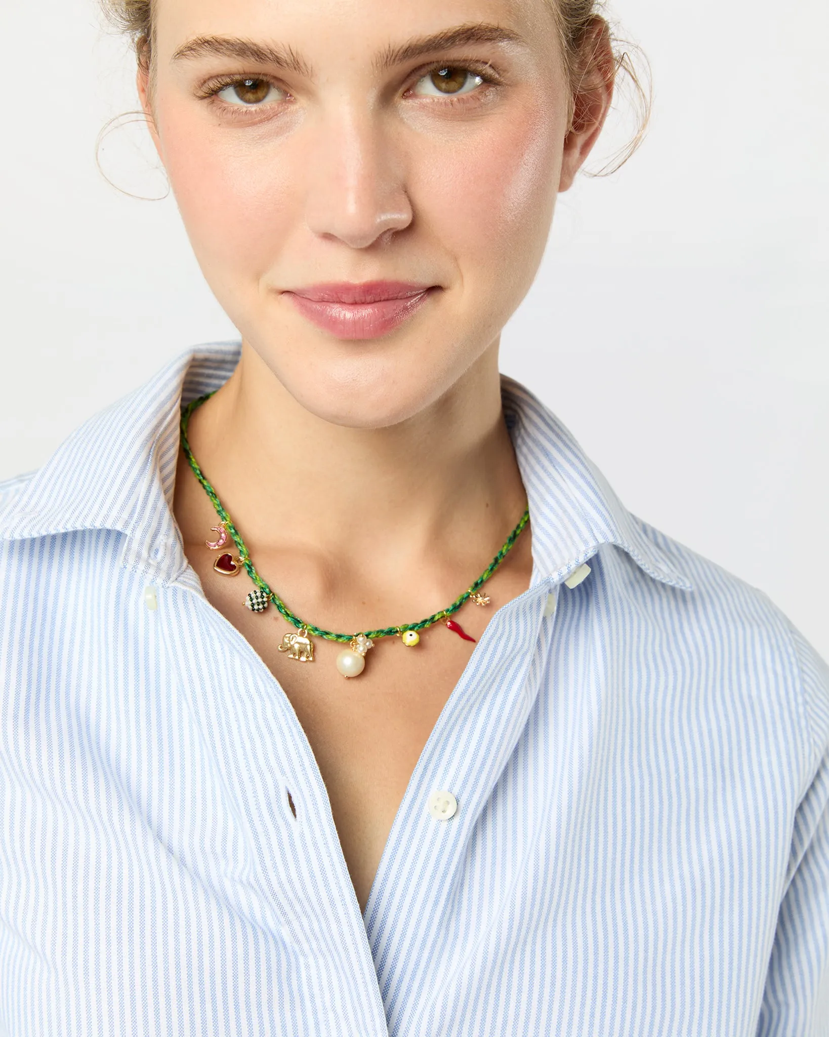 Grigri Surfeur Necklace in Green sold by Mashburn product image thumbnail 2