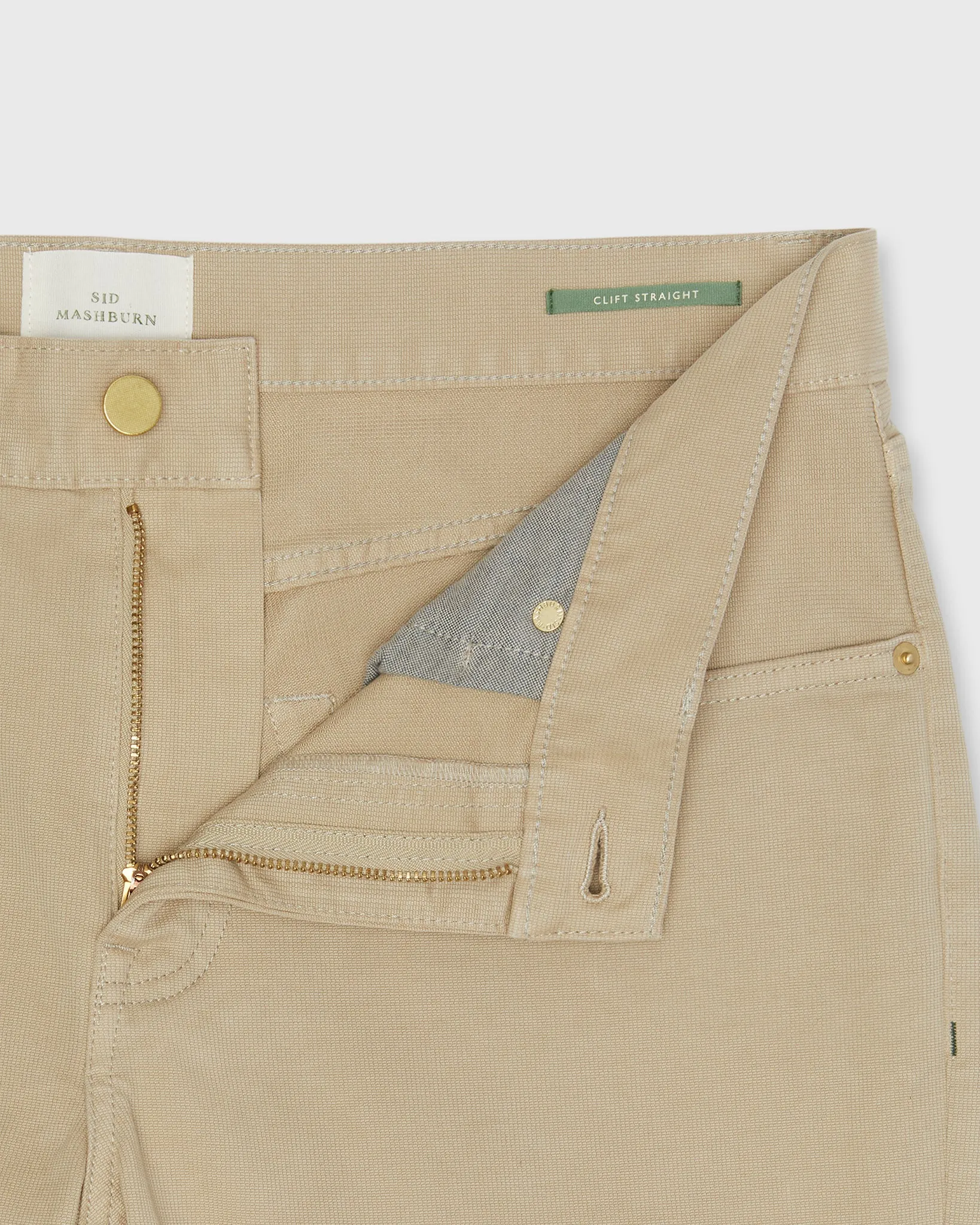 Clift Straight Leg Jean in Khaki Bedford Corduroy sold by Mashburn product image thumbnail 3
