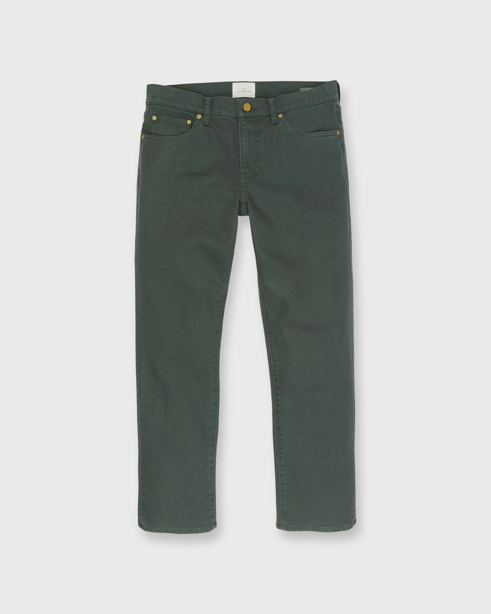 Clift Straight Leg Jean in Ivy Garment Dyed Stretch Denim sold by Mashburn product image thumbnail 2