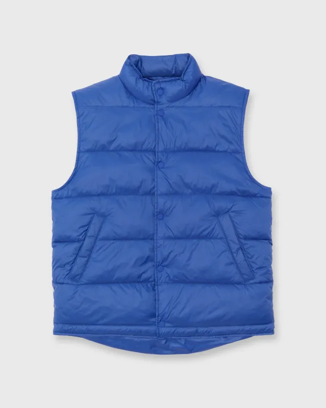 Cashball Traveler's Vest in Cobalt Nylon sold by Mashburn