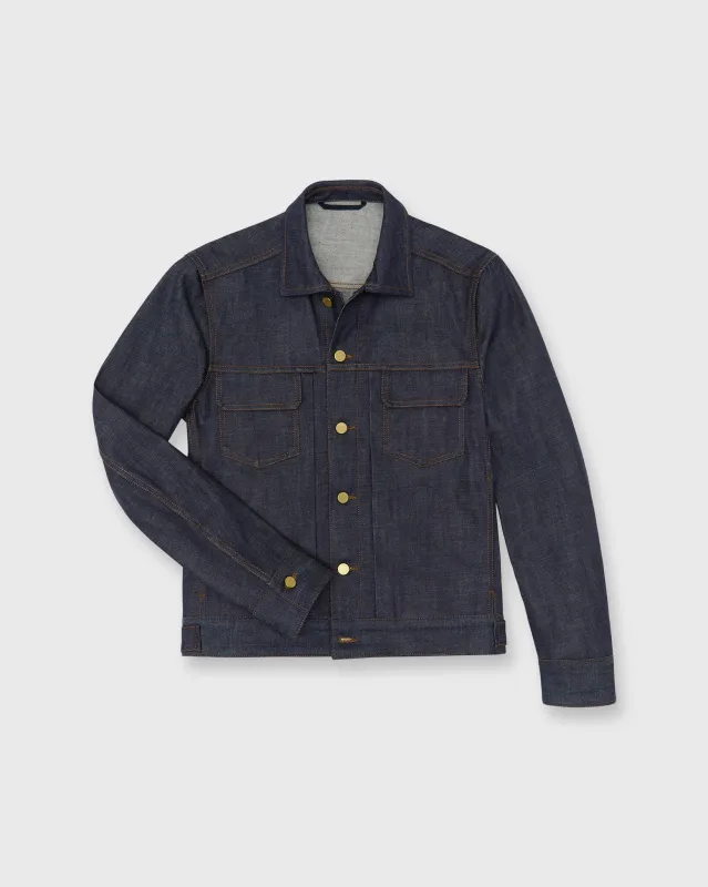Plains Jacket in Selvedge Rigid Denim sold by Mashburn