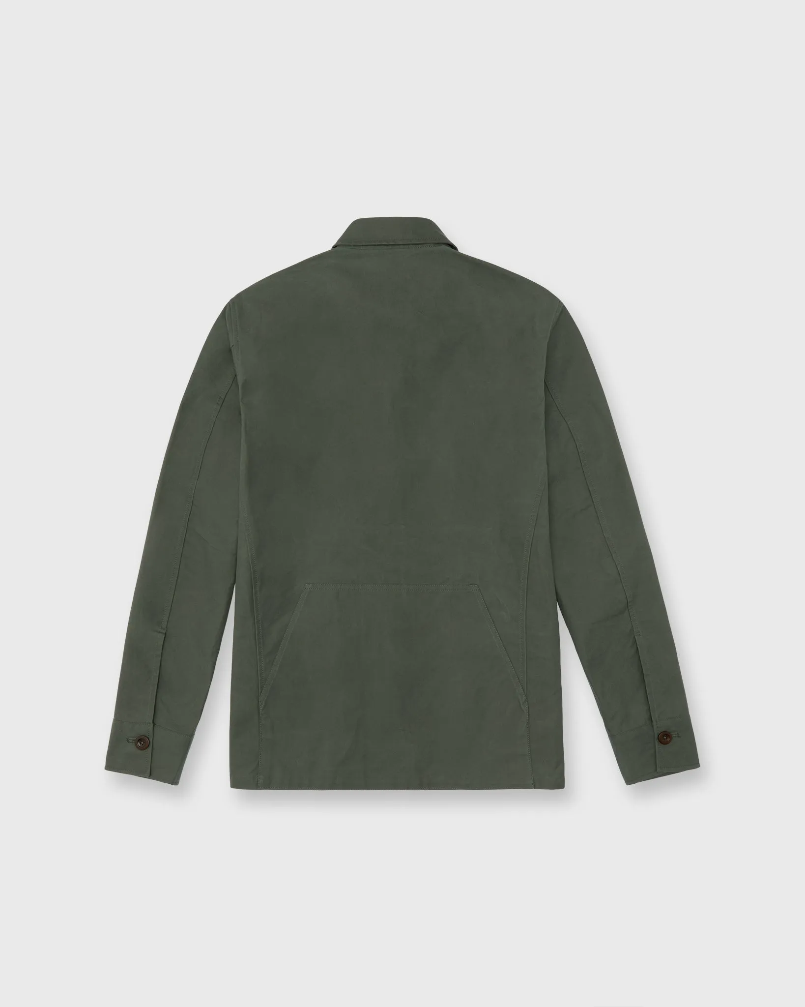 Military Jacket in Green Dry Waxed Poplin sold by Mashburn product image thumbnail 3