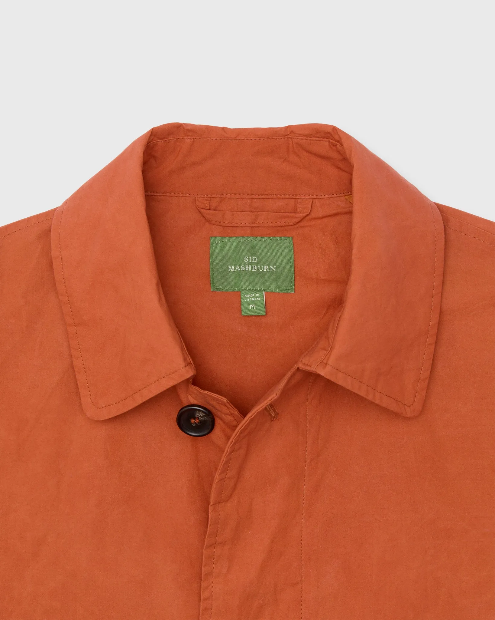 Traveler's Trench in Ginger Dry Waxed Poplin sold by Mashburn product image thumbnail 4