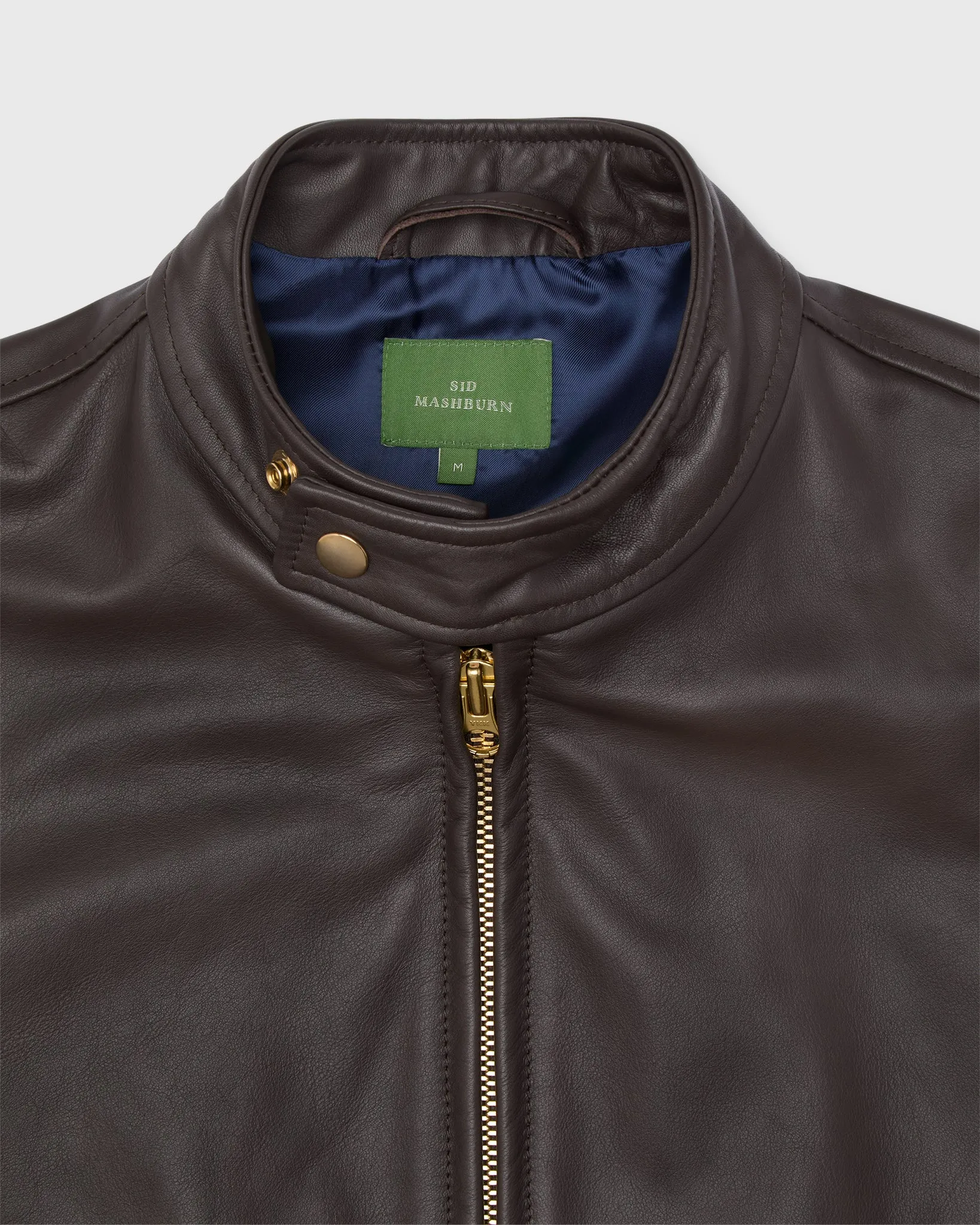 Moto Jacket in Dark Brown Leather sold by Mashburn product image thumbnail 4