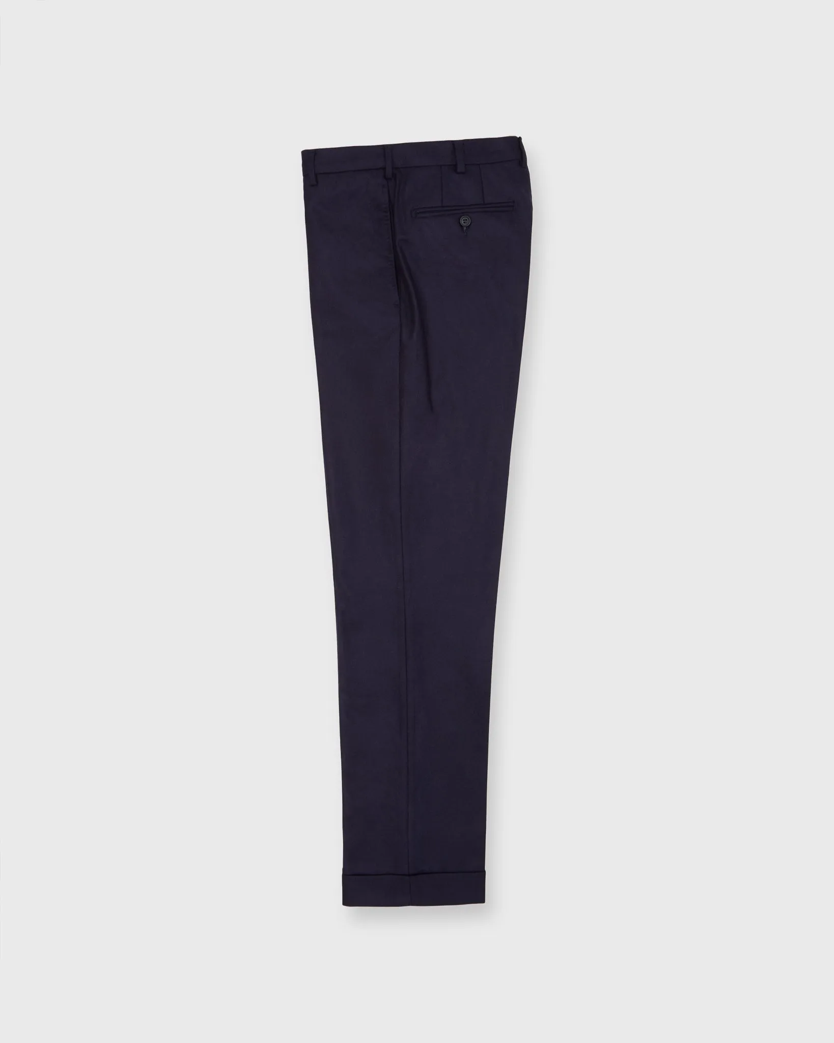 Dress Trouser in Navy Flannel sold by Mashburn