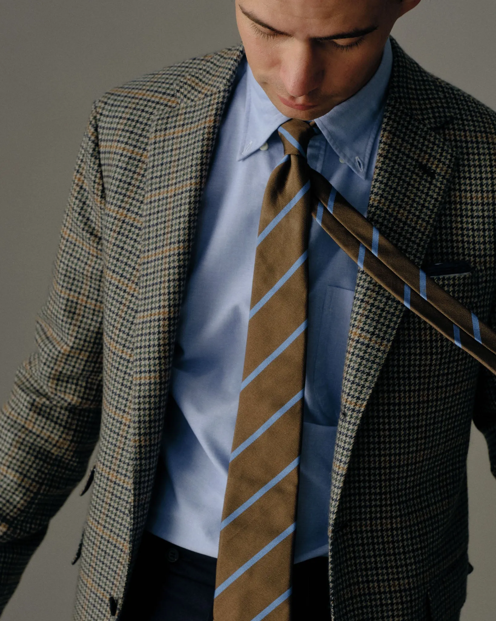 Dress Trouser in Navy Flannel sold by Mashburn product image thumbnail 4