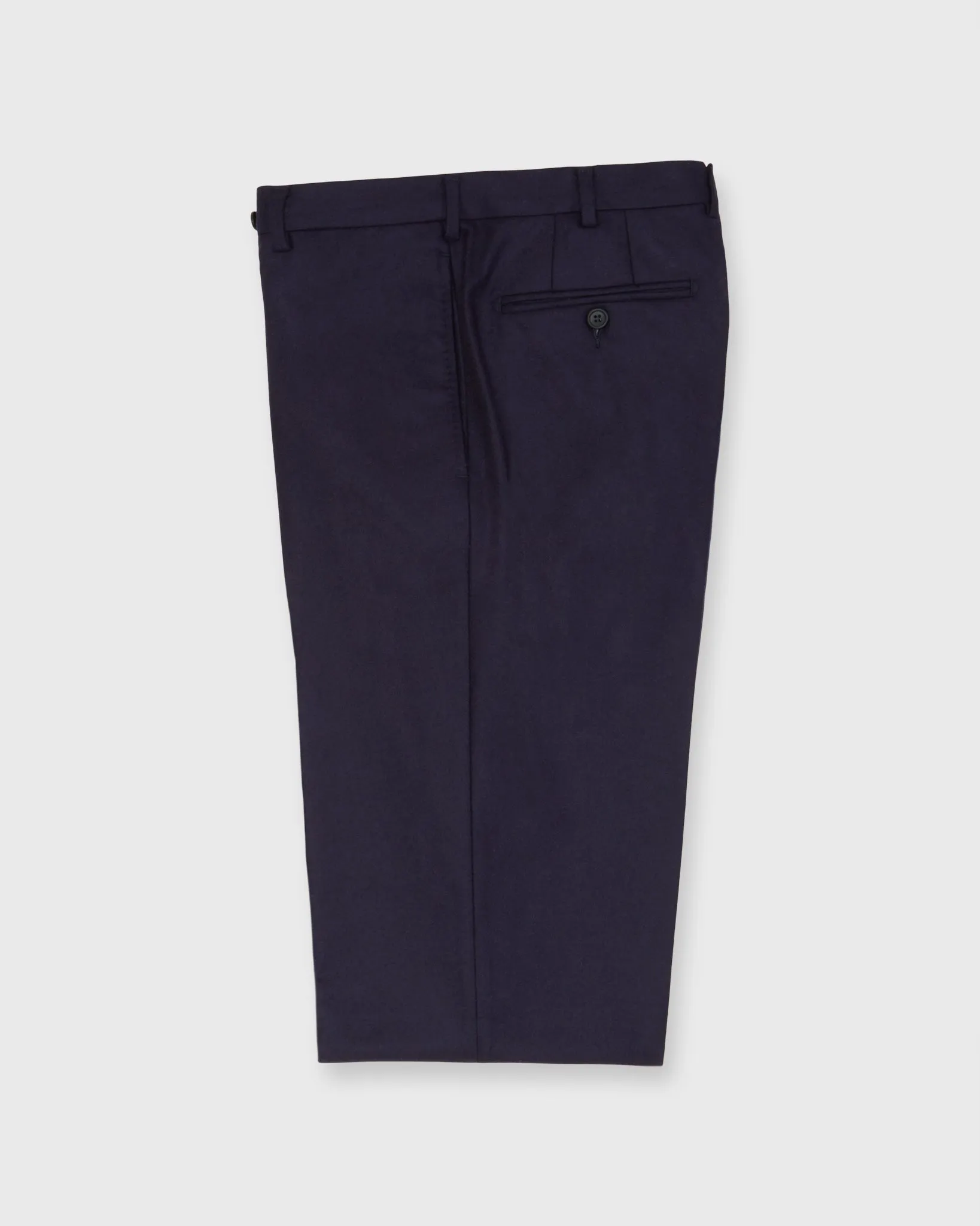 Dress Trouser in Navy Flannel sold by Mashburn product image thumbnail 2