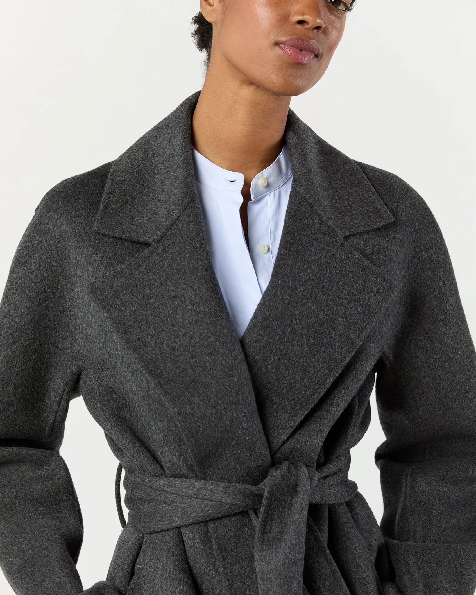 Costa Coat in Smoke sold by Mashburn product image thumbnail 5