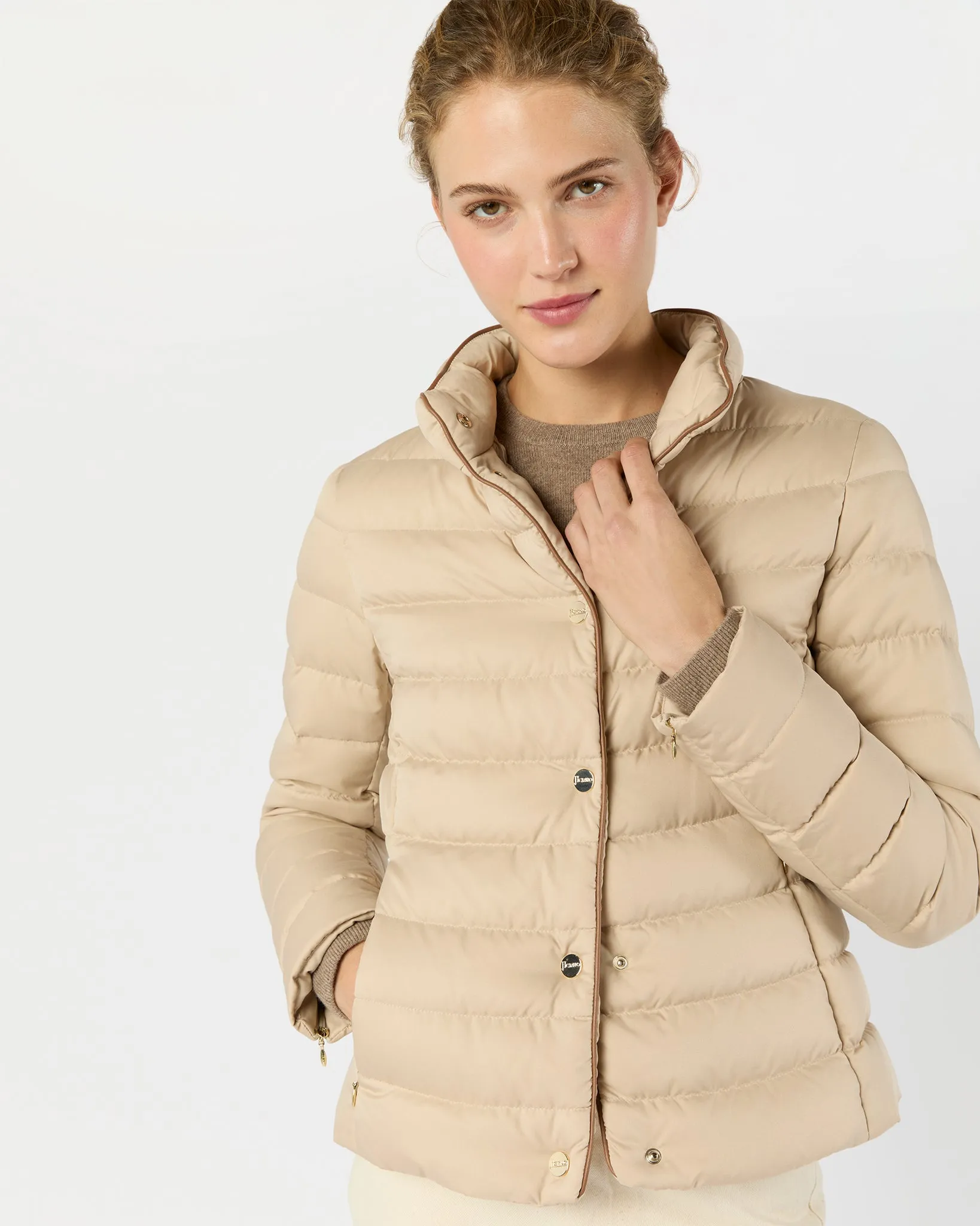 Arendelle Short Jacket in Beige sold by Mashburn product image thumbnail 4