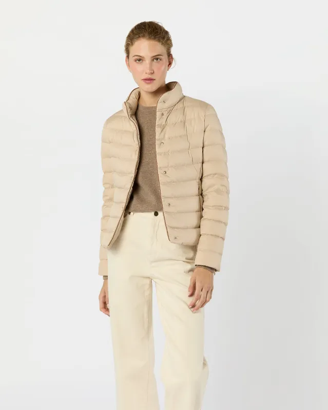 Arendelle Short Jacket in Beige sold by Mashburn