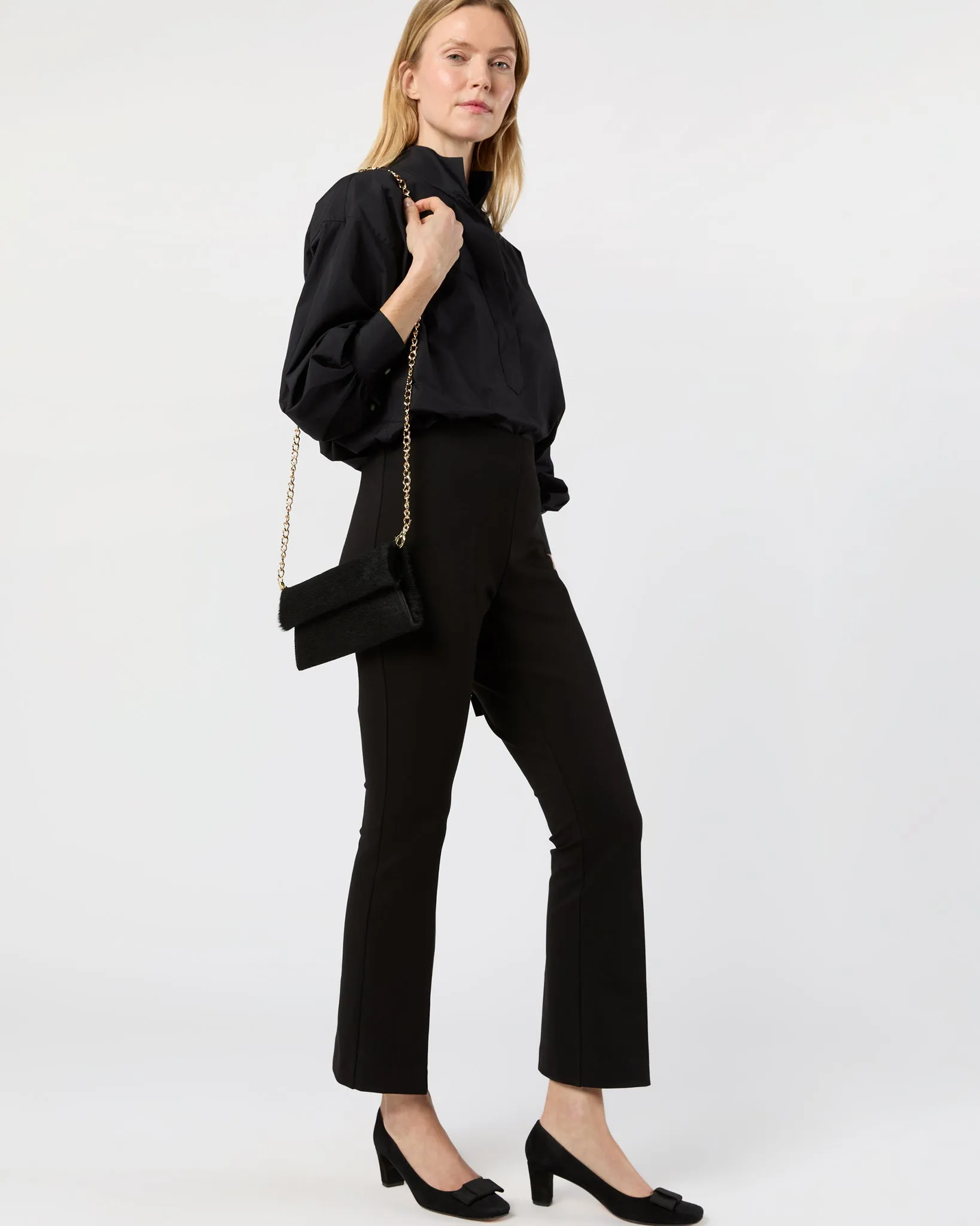 Paige Clutch in Black Calf Hair sold by Mashburn product image thumbnail 4