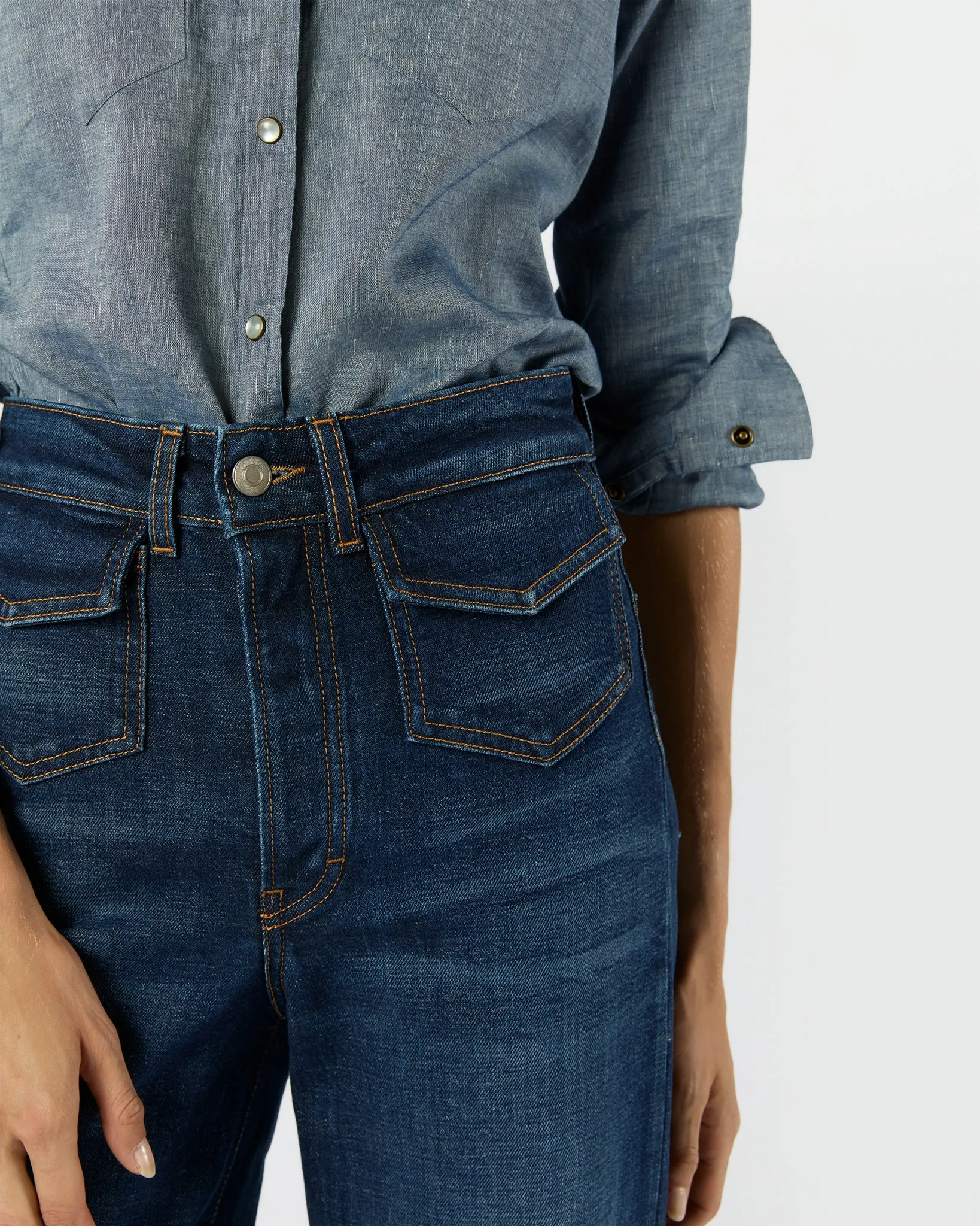 Venice Jean in Amido Blue sold by Mashburn product image thumbnail 5