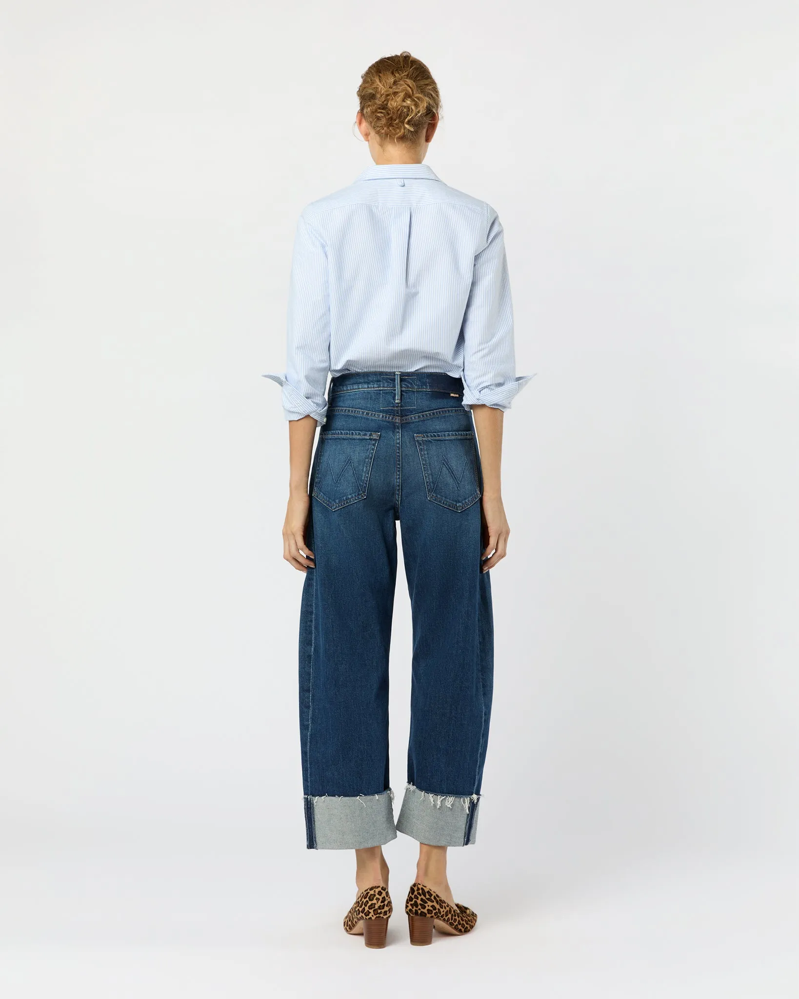 The Half-Pipe Ankle Cuff Fray Jean in Perfectly Imperfect sold by Mashburn product image thumbnail 5