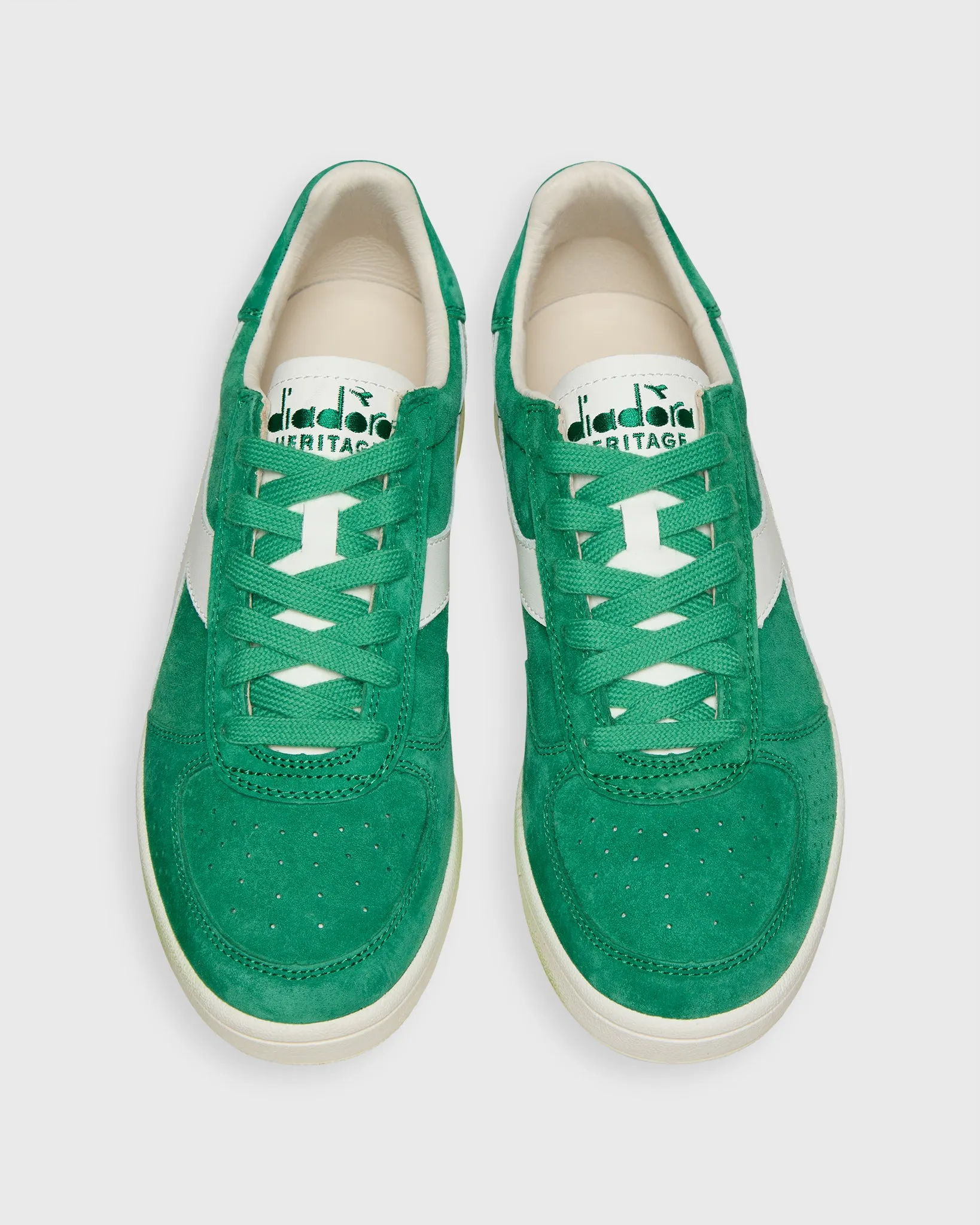 B. Elite Migliori Anni Sneaker in Green Peas Cream sold by Mashburn