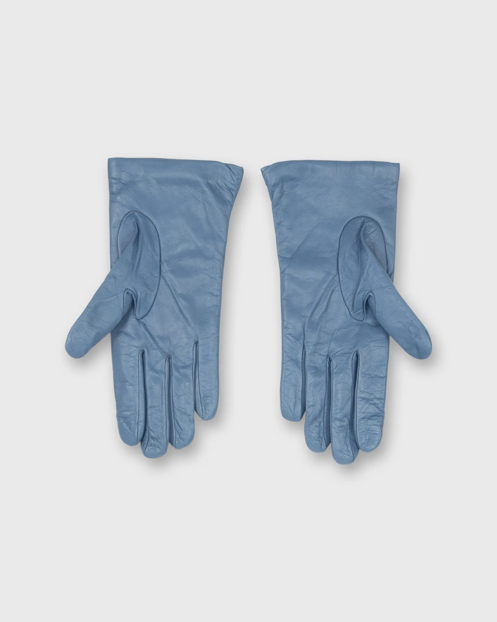Cashmere-Lined Gloves in Steel Blue Nappa Leather sold by Mashburn product image thumbnail 2