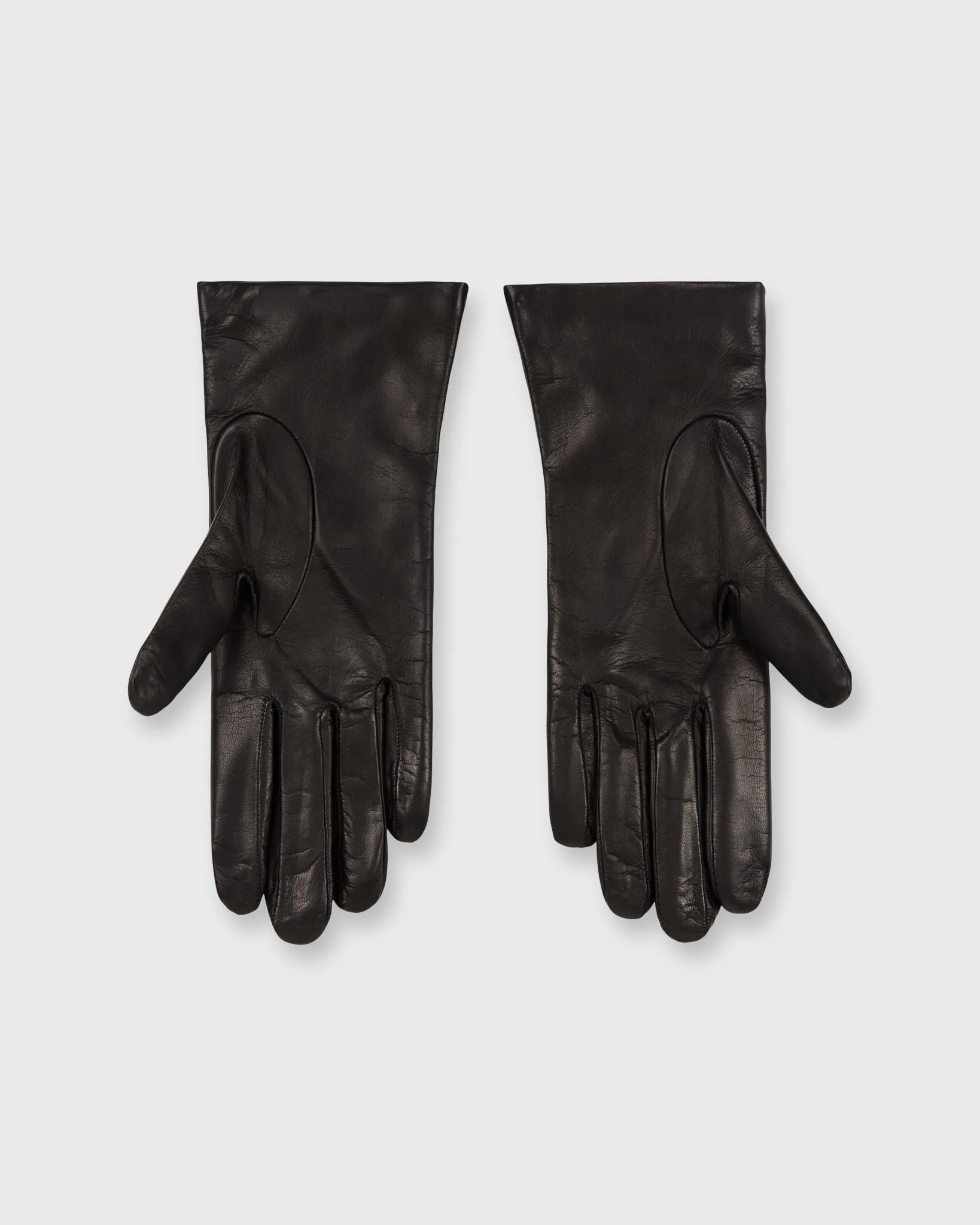 Cashmere-Lined Gloves in Black Nappa Leather sold by Mashburn product image thumbnail 2