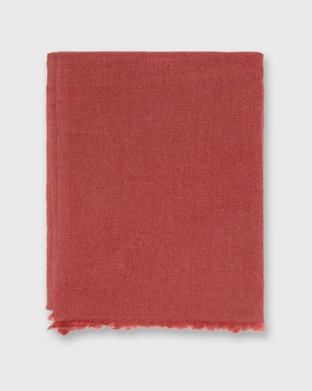 Cashmere Gauze Scarf in Orange sold by Mashburn
