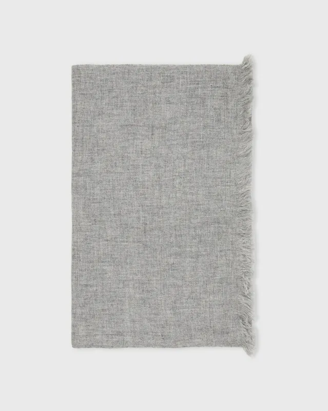 Cashmere Gauze Scarf in Heather Grey sold by Mashburn