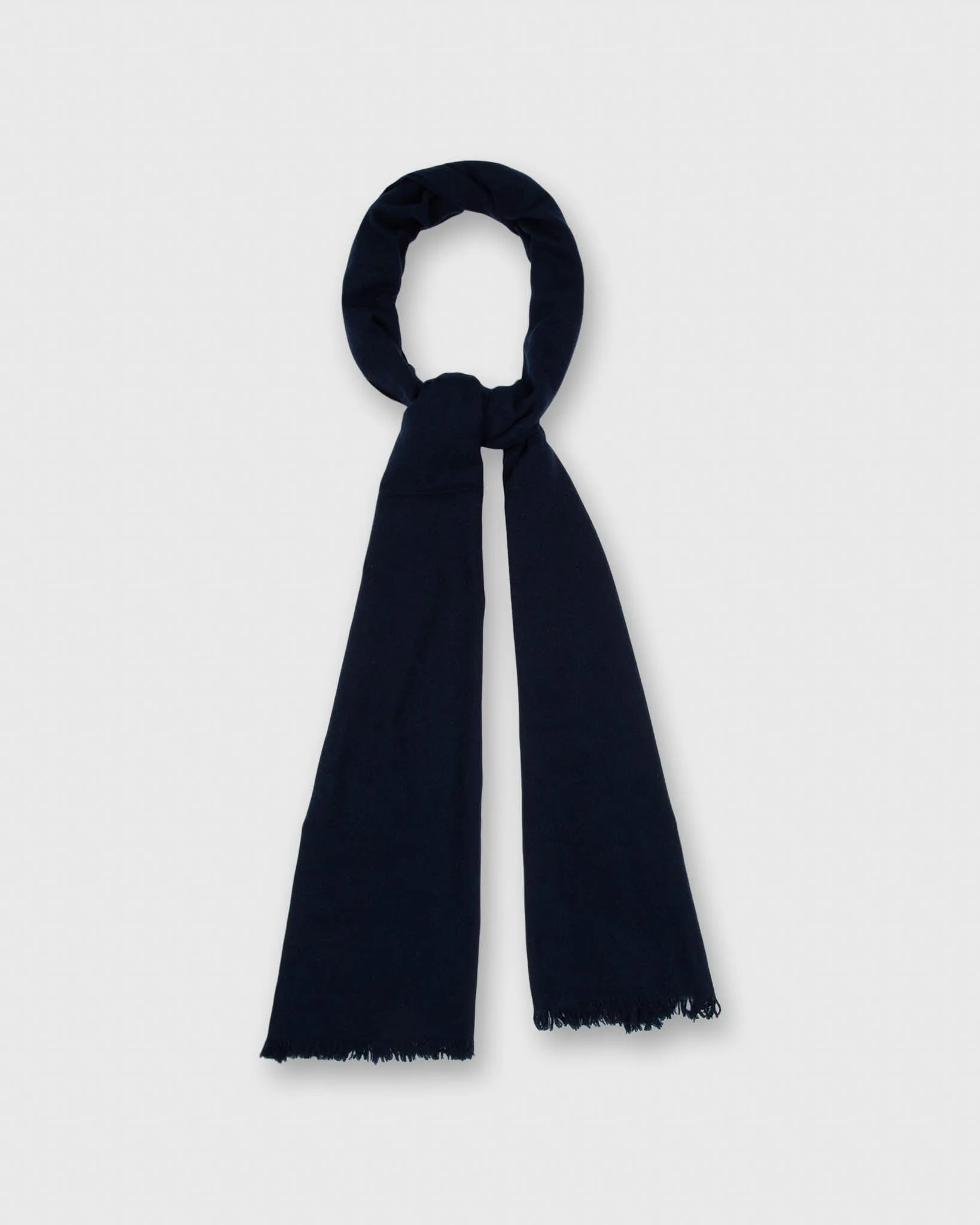 Cashmere Gauze Scarf in Navy sold by Mashburn product image thumbnail 2