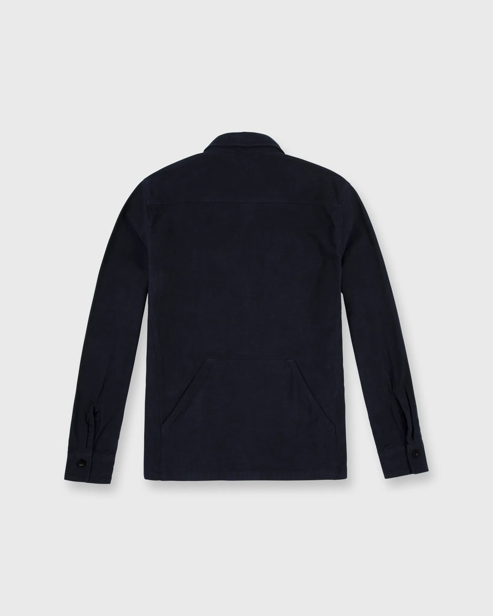 Military Jacket in Navy Flannel sold by Mashburn product image thumbnail 2